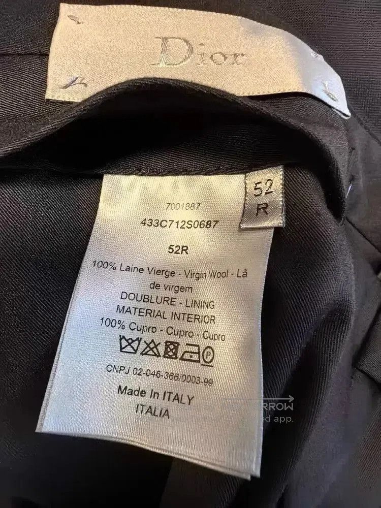 Dior Sz 52 Dior Homme runway Side Stripe Trousers. Size US 36 / EU 52 - 6 Thumbnail