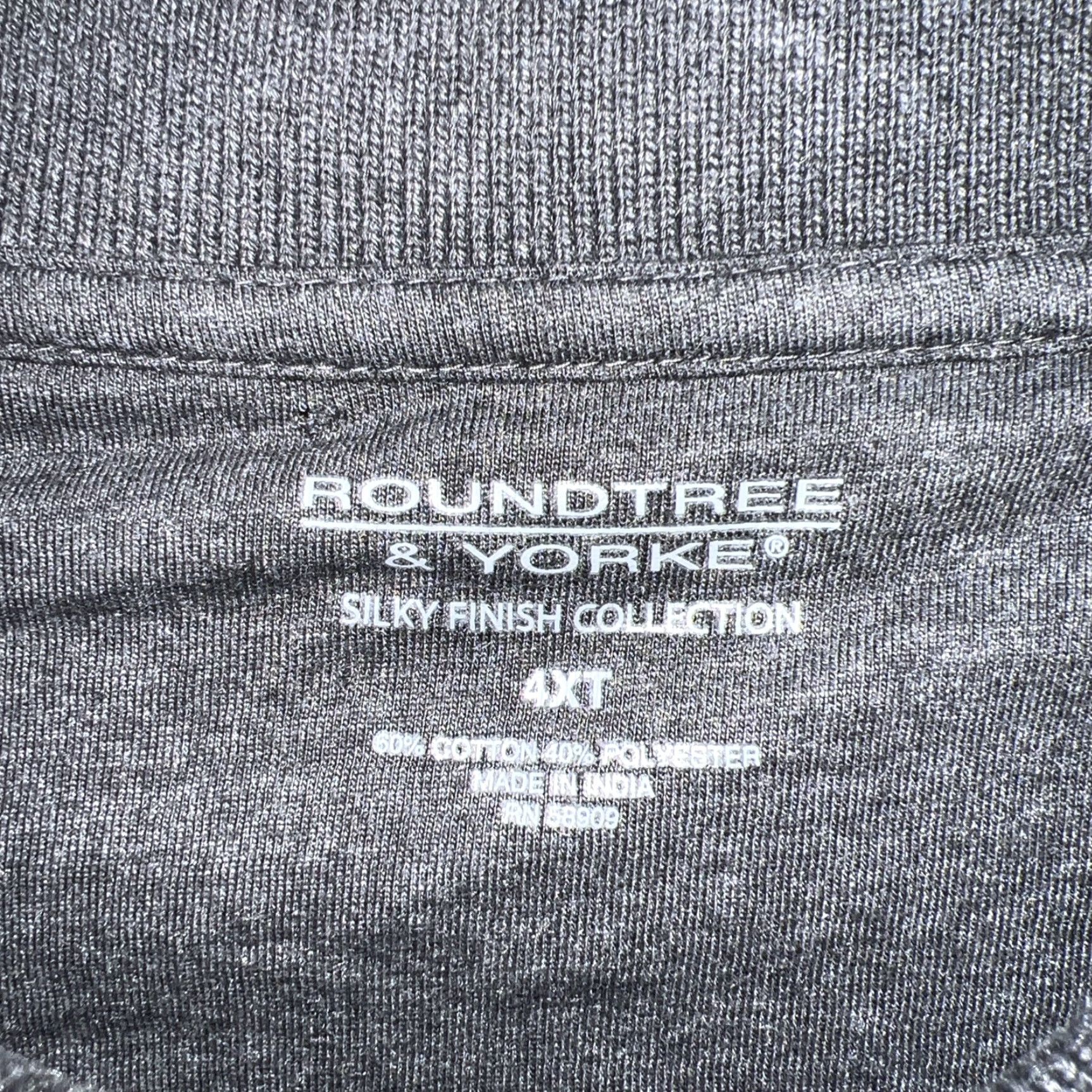 Roundtree & Yorke Roundtree And Yorke Polo 4XT Gray Silky Finish Collection Longsleeve NWT Mens Size US XXL / EU 58 / 5 - 4 Thumbnail