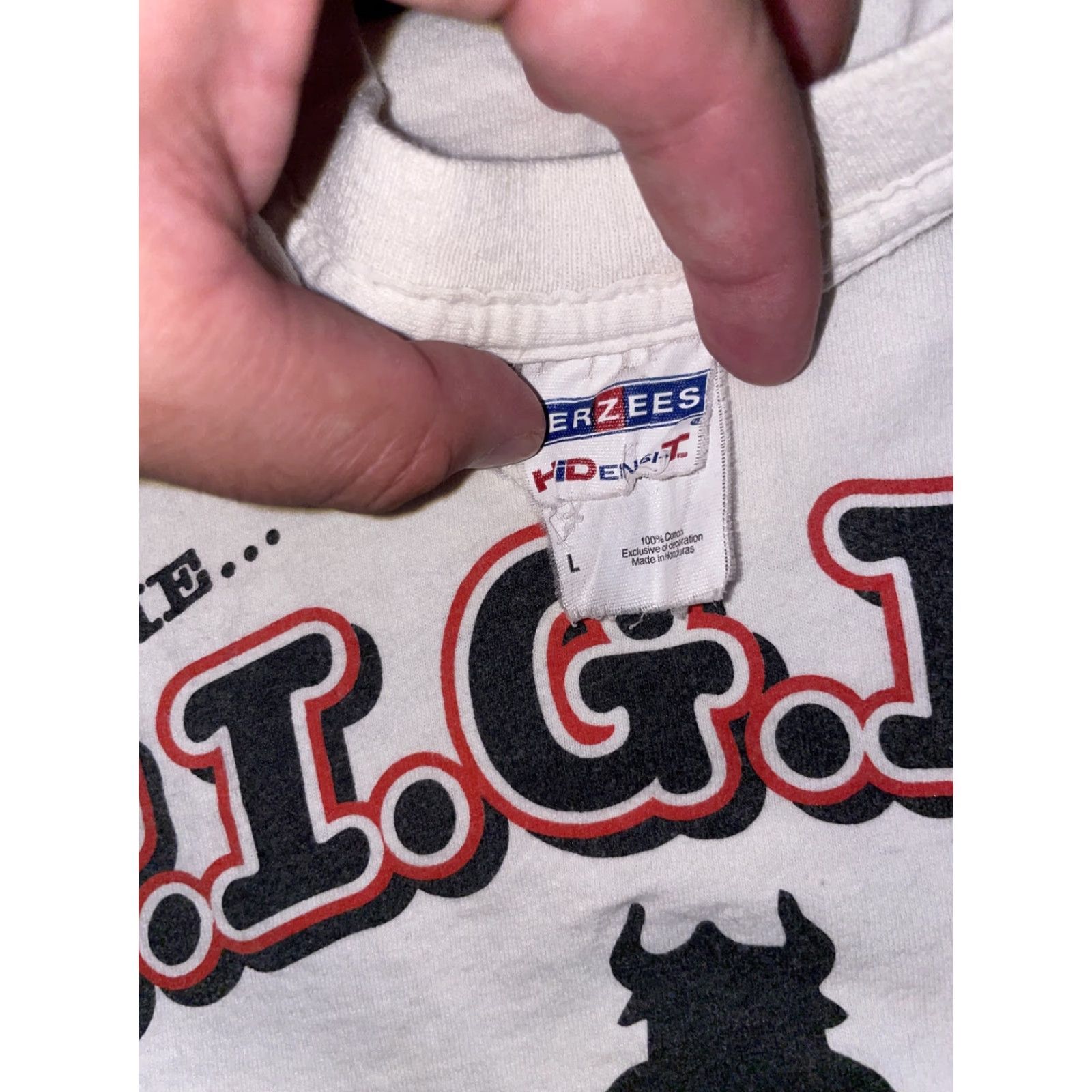 Jerzees VINTAGE Fight Against Bullying T-Shirt White L Mens Jerzees Bill 21x26 - Size US L / EU 52-54 / 3 - 4 Thumbnail