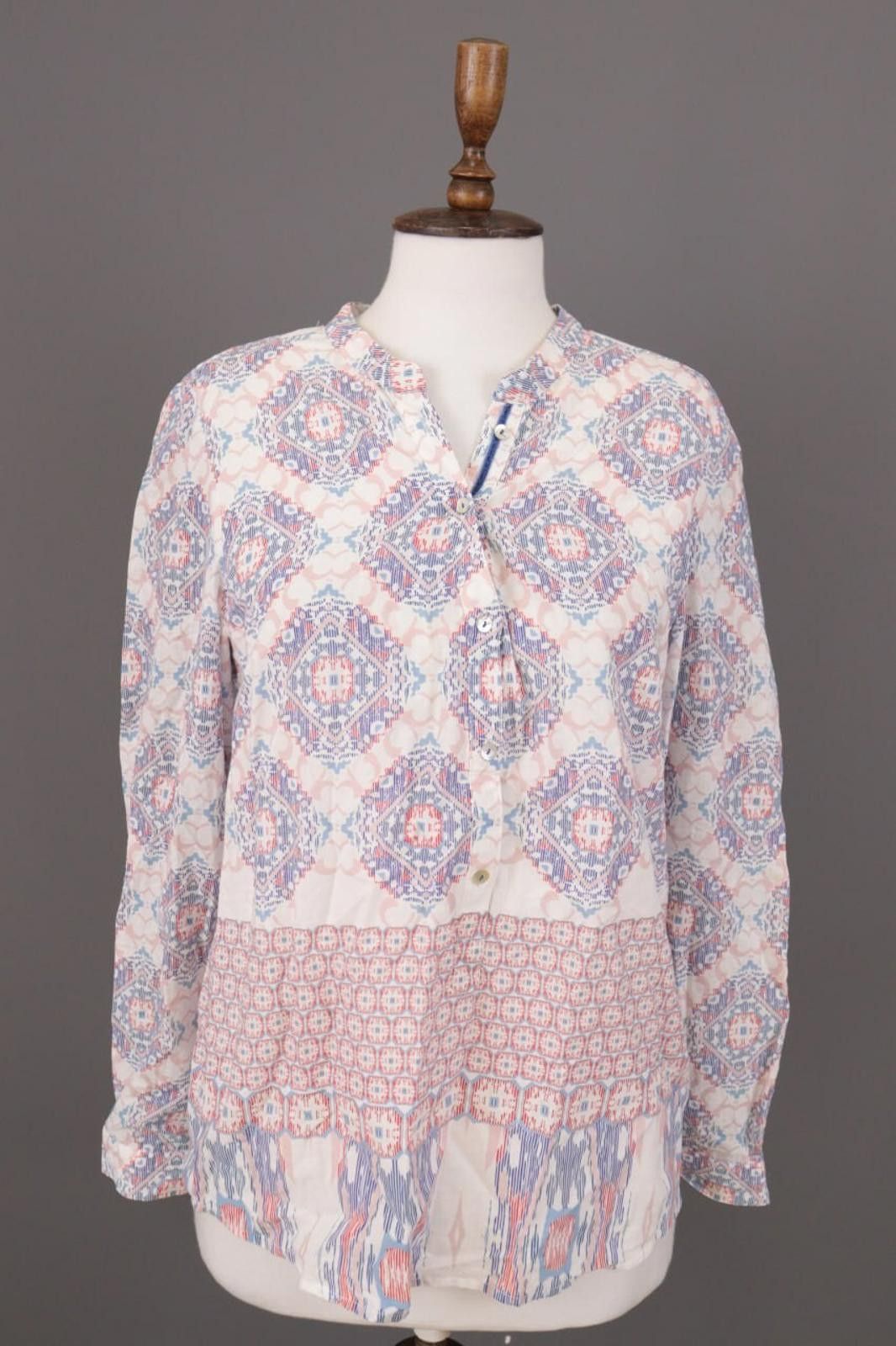 Designer Emily Van Den Bergh Multicolor Printed Blouse Shirt Size 40 Size M / US 6-8 / IT 42-44 - 1 Thumbnail