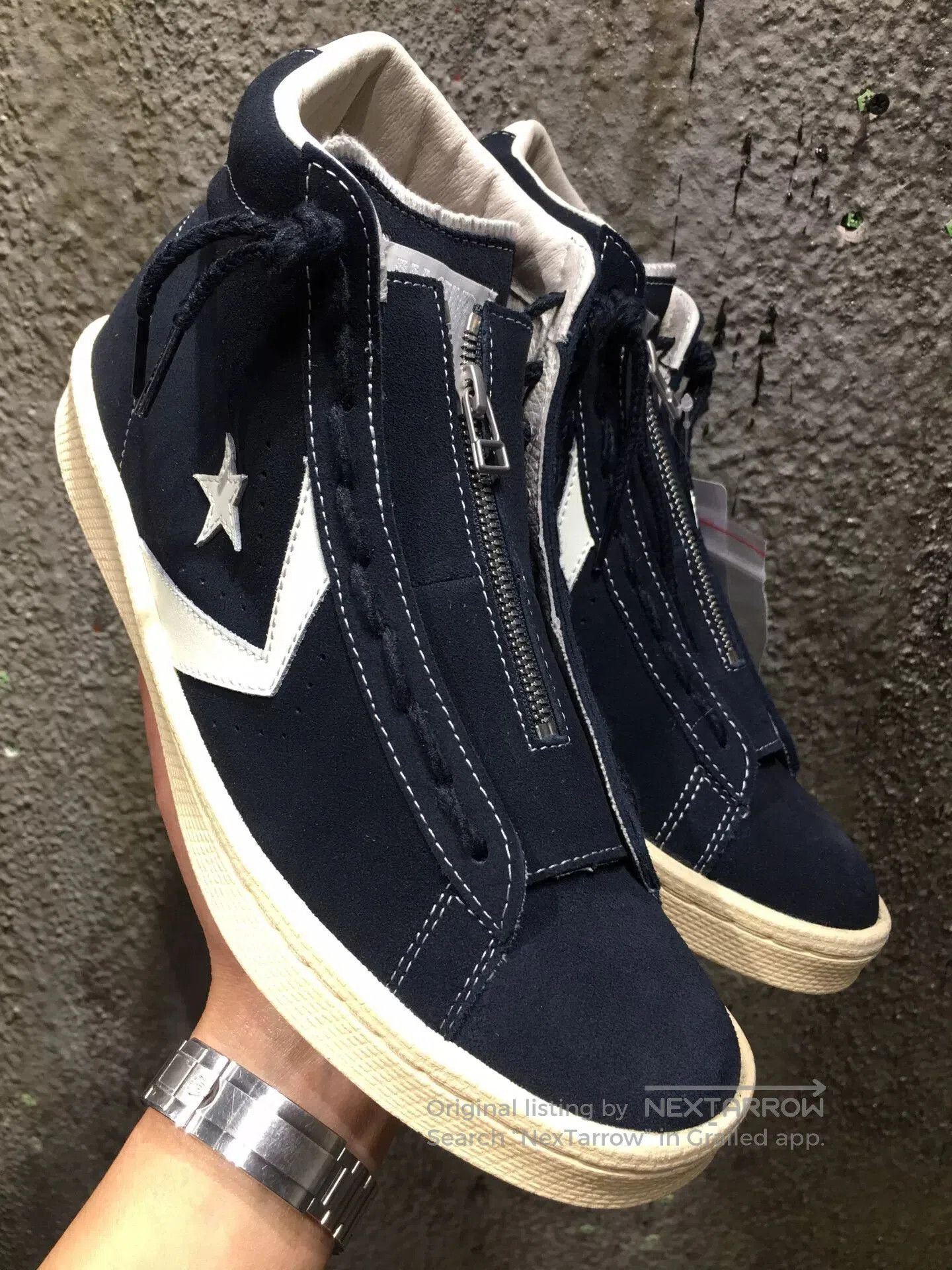 Nonnative converse pro leather high-top sneakers for men. Size US 8.5 / EU 41-42 - 5 Thumbnail