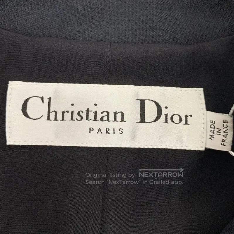 Dior Dior Black Wool Sleeveless Dress for Women . Size XS / US 0-2 / IT 36-38 - 6 Thumbnail