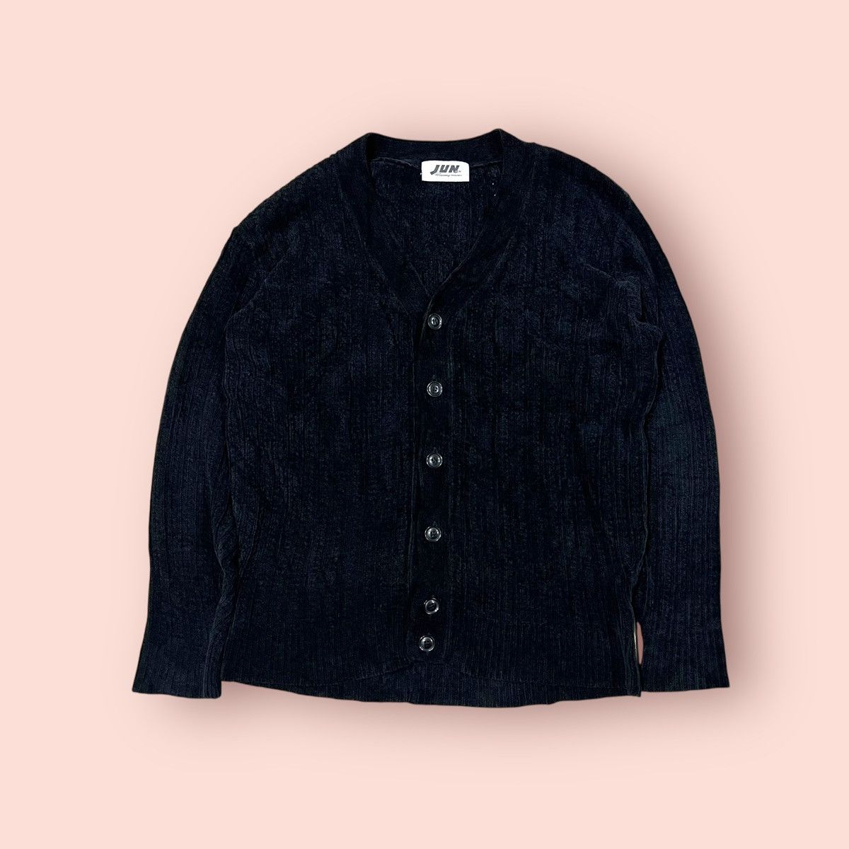 Jun Takahashi VINTAGE JUN MEN BUTTON UP KNITTED CARDIGAN Size US L / EU 52-54 / 3 - 7 Thumbnail