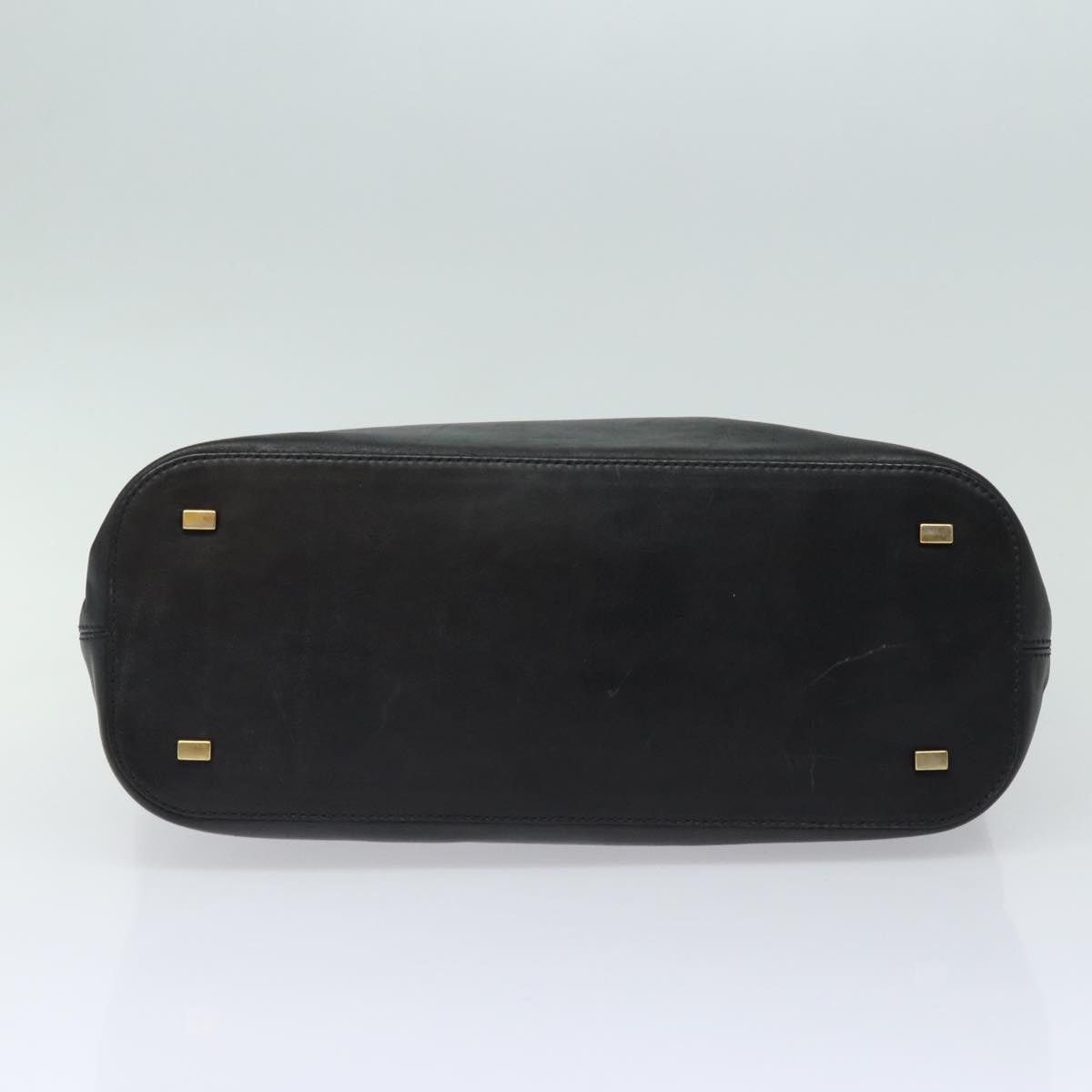 Celine CELINE Hand Bag Leather Black Size ONE SIZE - 9 Thumbnail