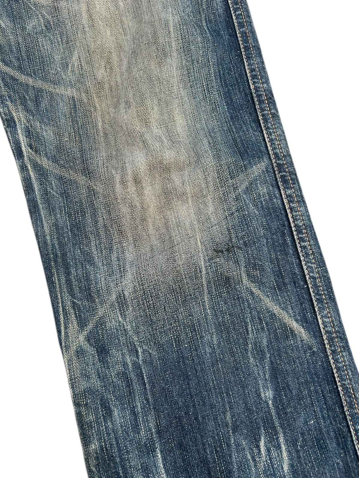 Kapital Vintage Edwin Rusty Mudwash Distressed Denim Jeans Size US 32 / EU 48 - 13 Thumbnail