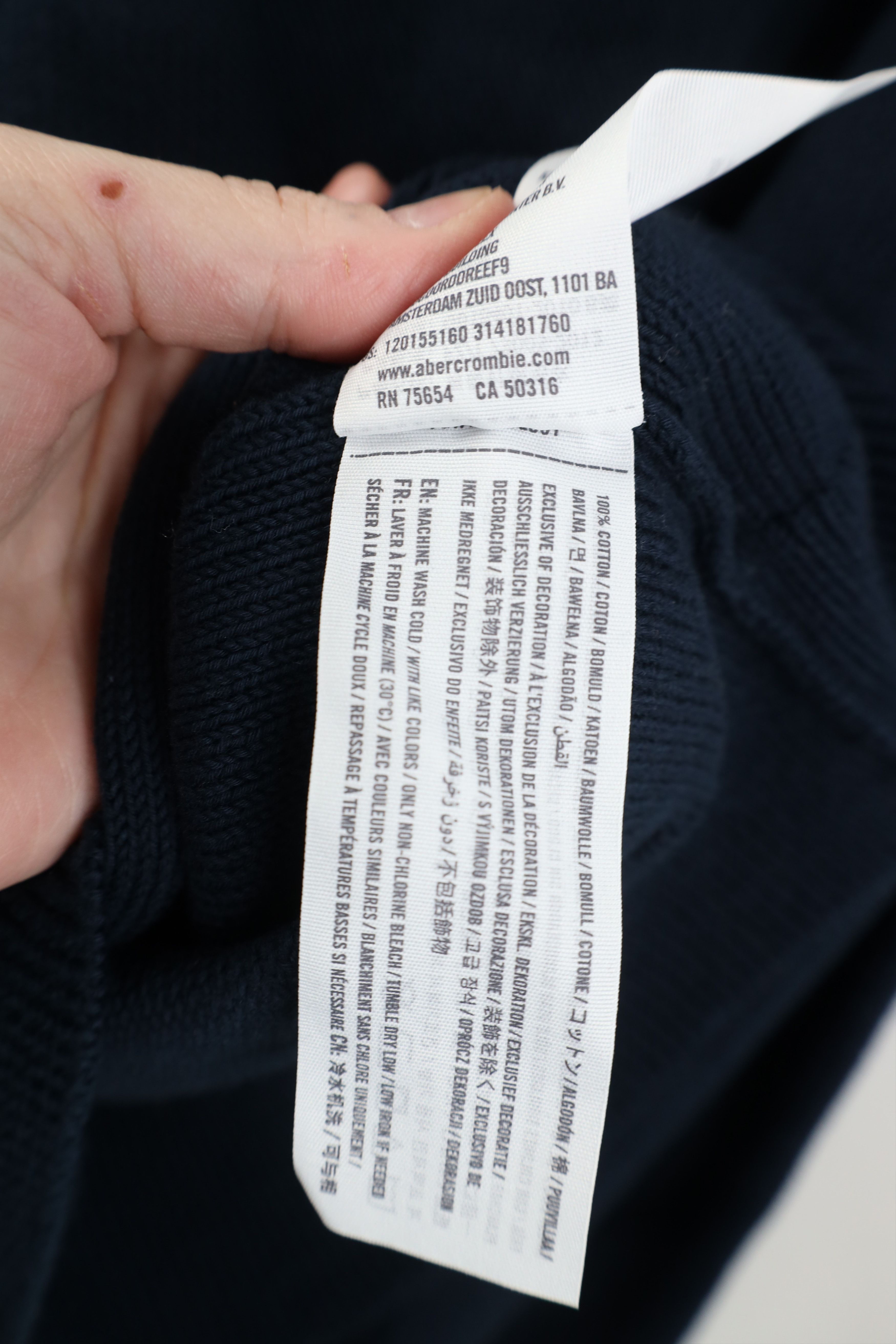 Abercrombie & Fitch Vintage Y2K Abercrombie & Fitch Marled Knit Sweater Blue Size US M / EU 48-50 / 2 - 10 Thumbnail
