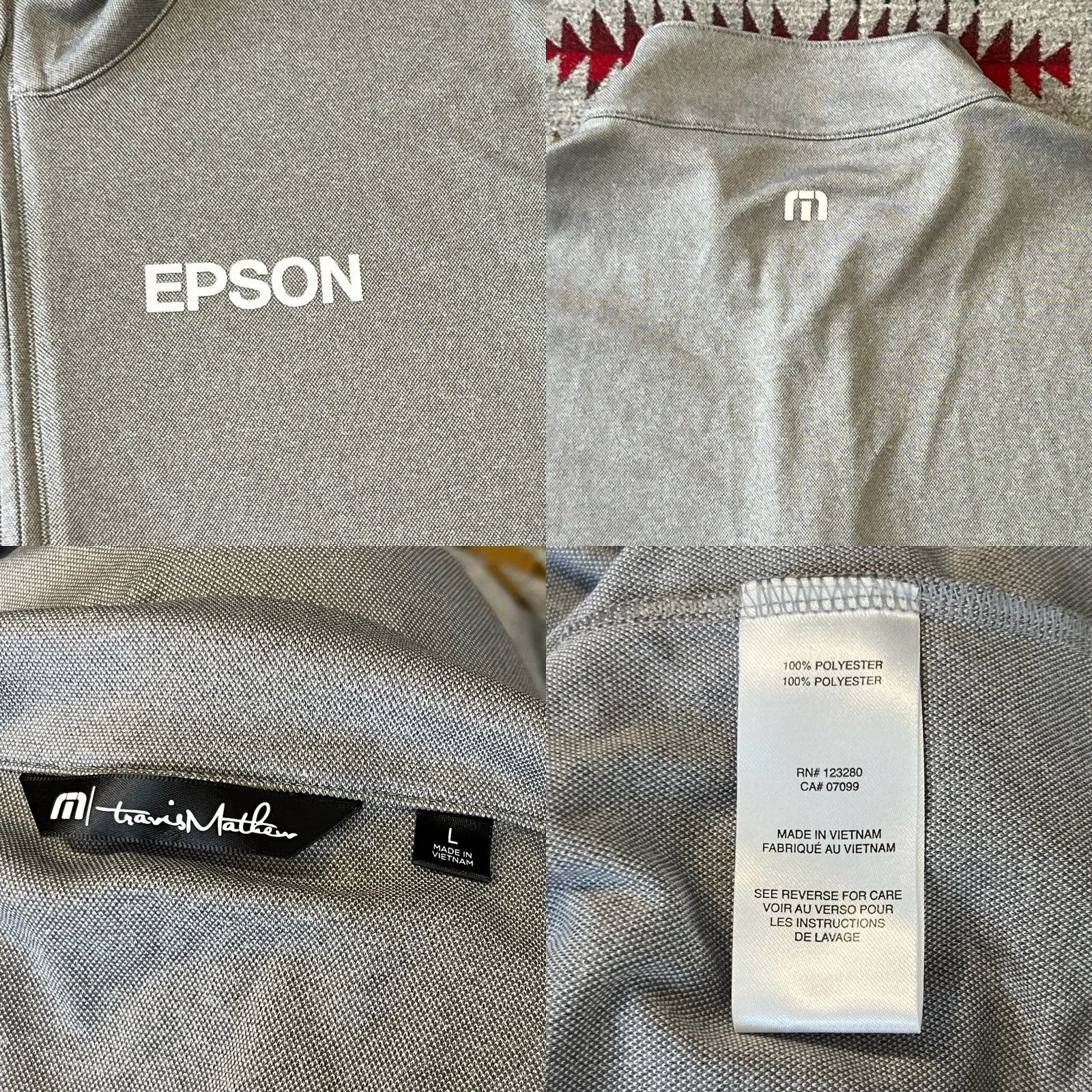 TravisMathew TravisMathew 1/4 Zip Pullover Mens Large Gray Golf Performance Long Sleeve C3 Size US L / EU 52-54 / 3 - 8 Thumbnail