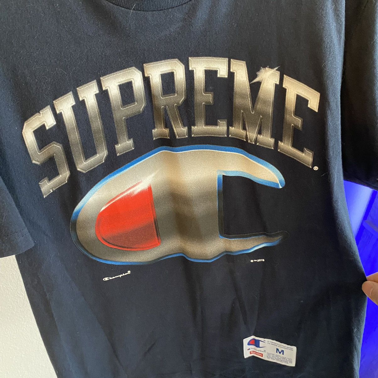 Champion × Supreme Supreme Champion Tee Size US M / EU 48-50 / 2 - 2 Thumbnail