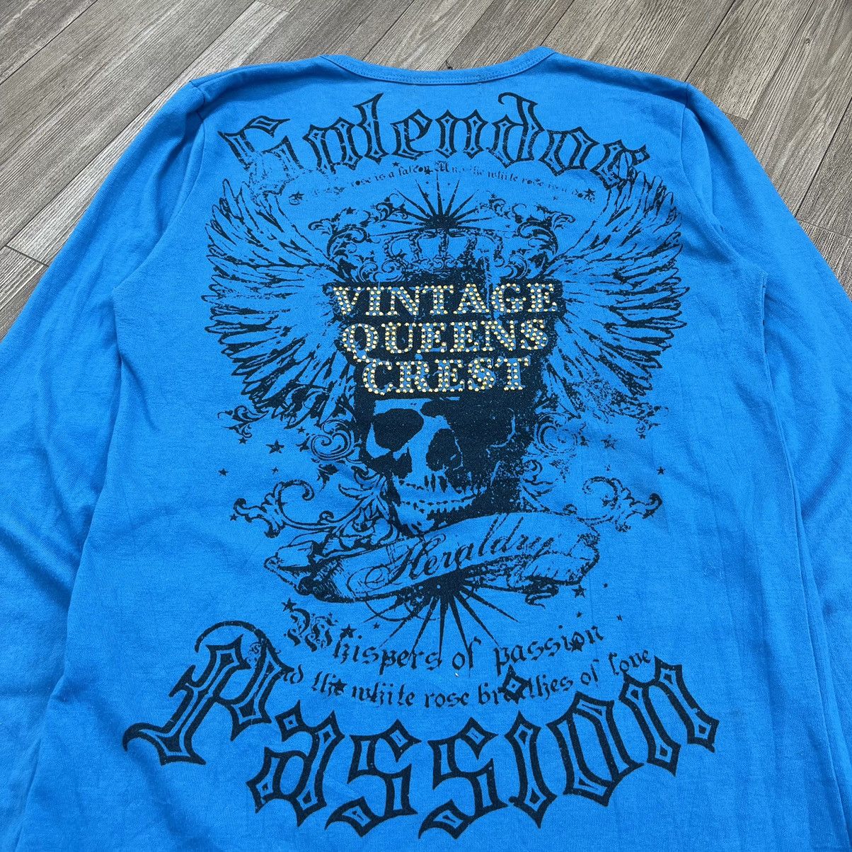 14th Addiction × If Six Was Nine × Japanese Brand King Of God Poem Gothic Grunge Punk Skulls LS Ifsixwasnine Size US L / EU 52-54 / 3 - 2 Thumbnail