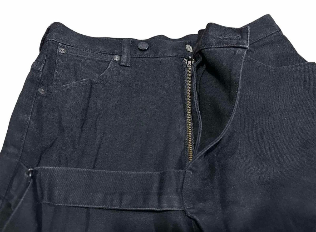 Japanese Brand × Lad Musician 🔥Y2K Archived Lad Musician Wrap Bondage Denim Black Size US 28 / EU 44 - 8 Thumbnail