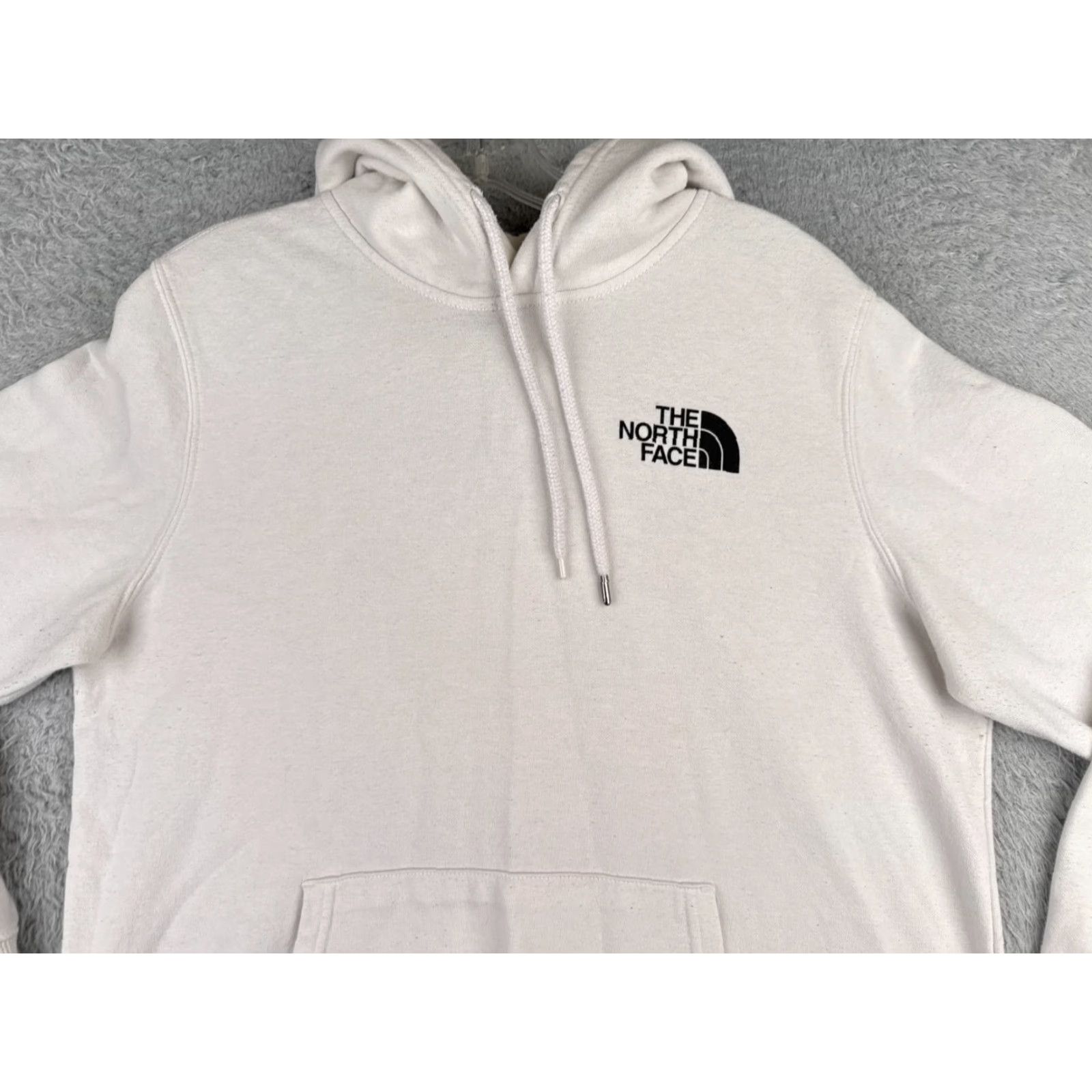 The North Face The North Face Hoodie Womens Large White Pullover Activewear Cotton Blend Size L / US 10 / IT 46 - 4 Thumbnail