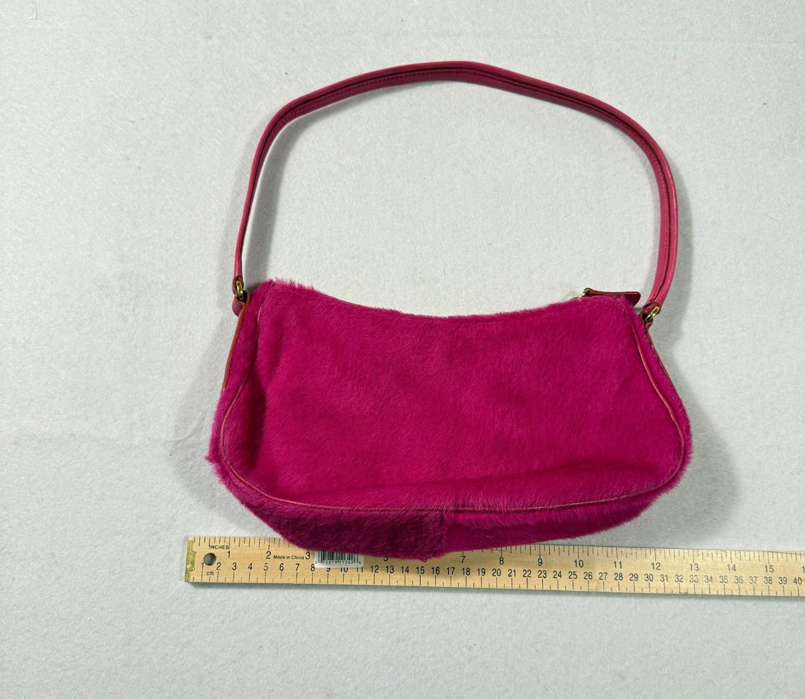 Escada Escada Baguette Pony Hair Pink Purse Handbag y2k 90's Size ONE SIZE - 6 Thumbnail