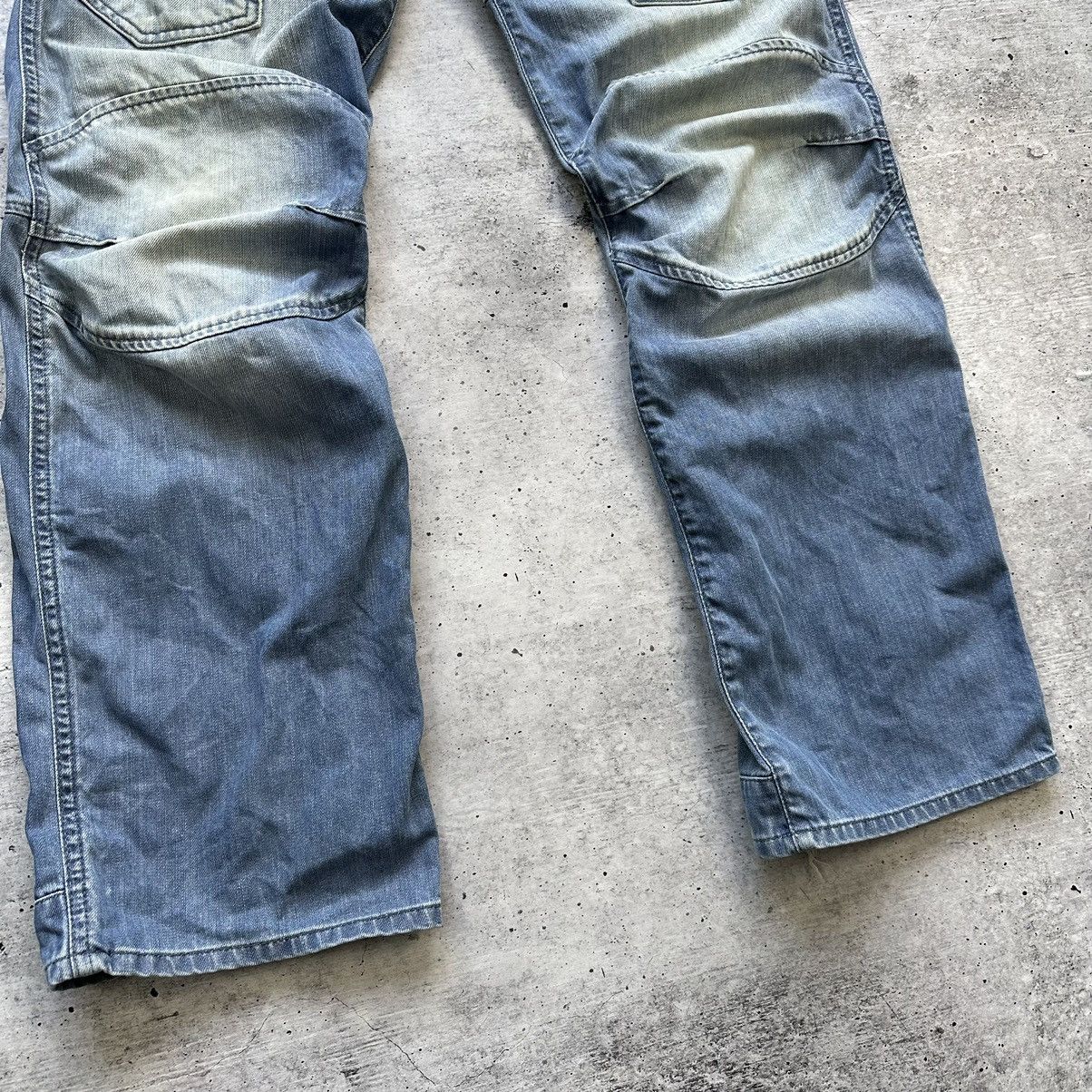 Other G Star Raw Vintage Denim Pants Double Knee Jeans Y2K Hype Size US 32 / EU 48 - 4 Thumbnail