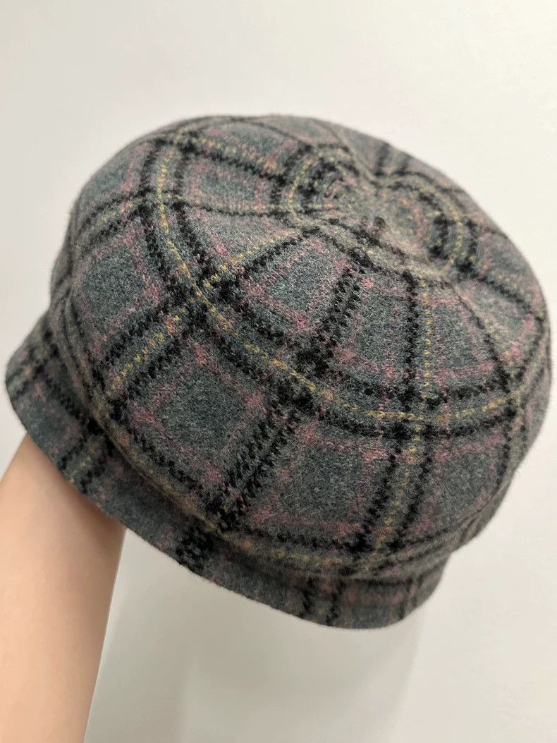 Vivienne Westwood Vivienne Westwood Red checkered hat with metal label and o Size ONE SIZE - 3 Thumbnail