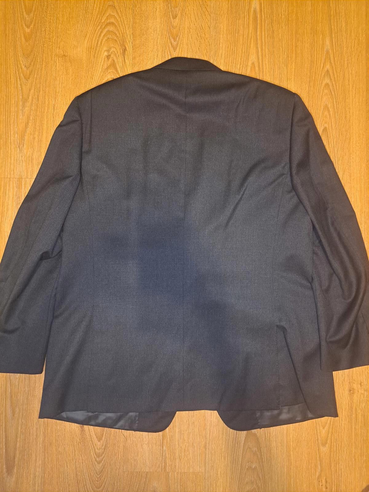 Designer Canali Suit Jacket Mens 46L Gray Virgin Wool Bemberg Italy Size 46L - 8 Thumbnail