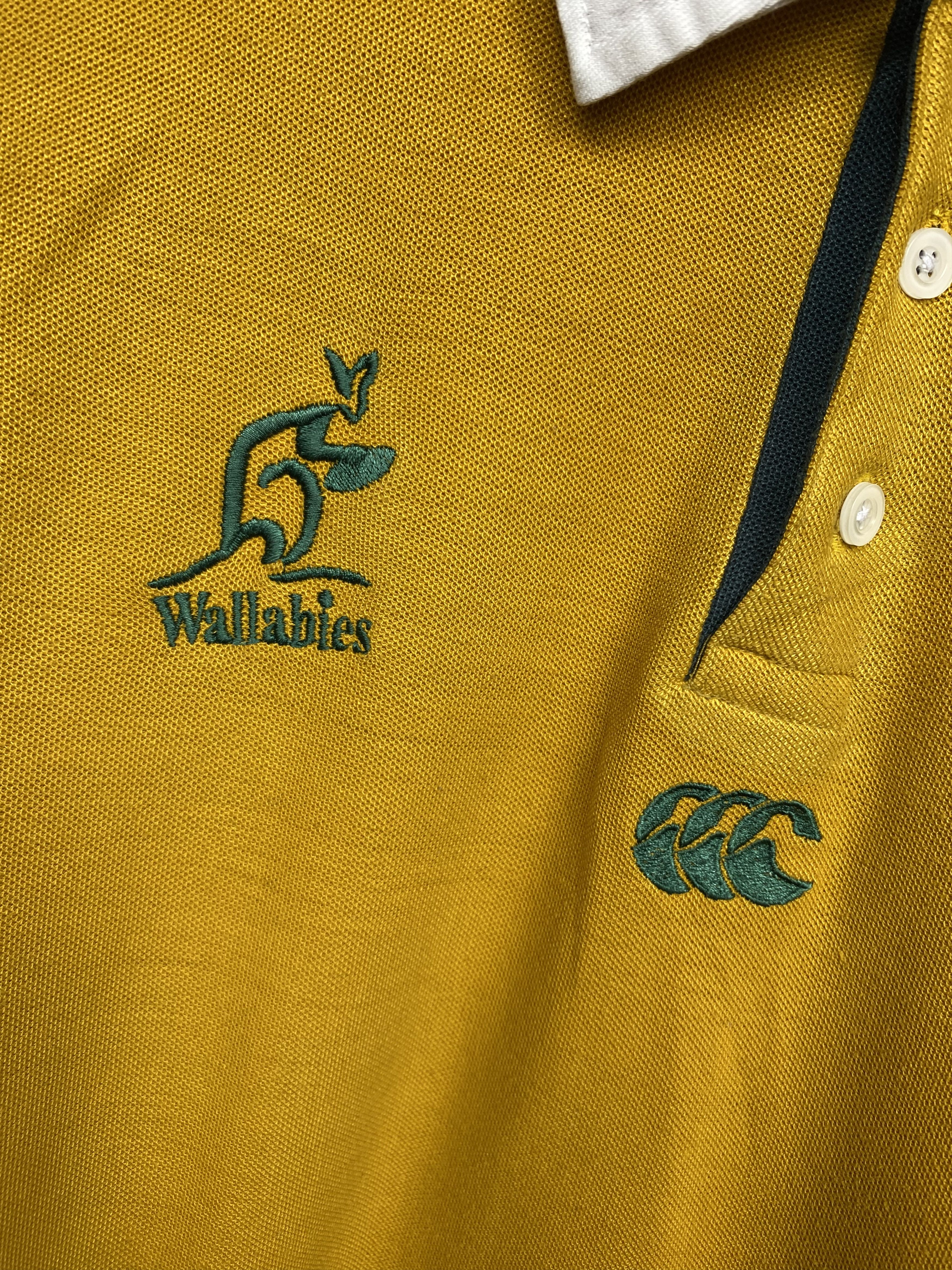Canterbury of New Zealand × Vintage Wallabies Australia Rugby 2000 Vintage Polo Shirt Jersey Size US XXL / EU 58 / 5 - 6 Thumbnail