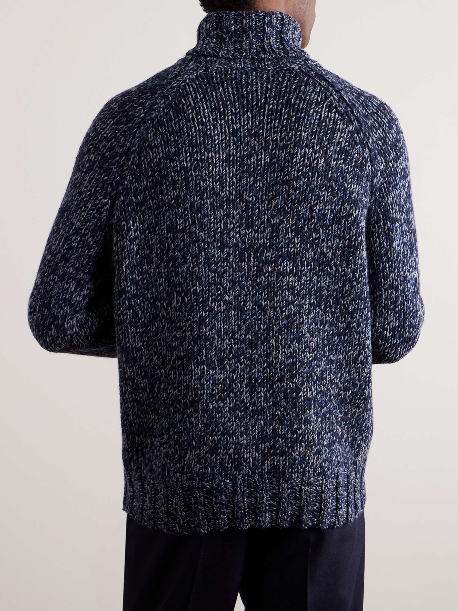 Brunello Cucinelli o1w1db10225 Silk-Blend Rollneck Sweater in Multicolor Size US M / EU 48-50 / 2 - 4 Thumbnail