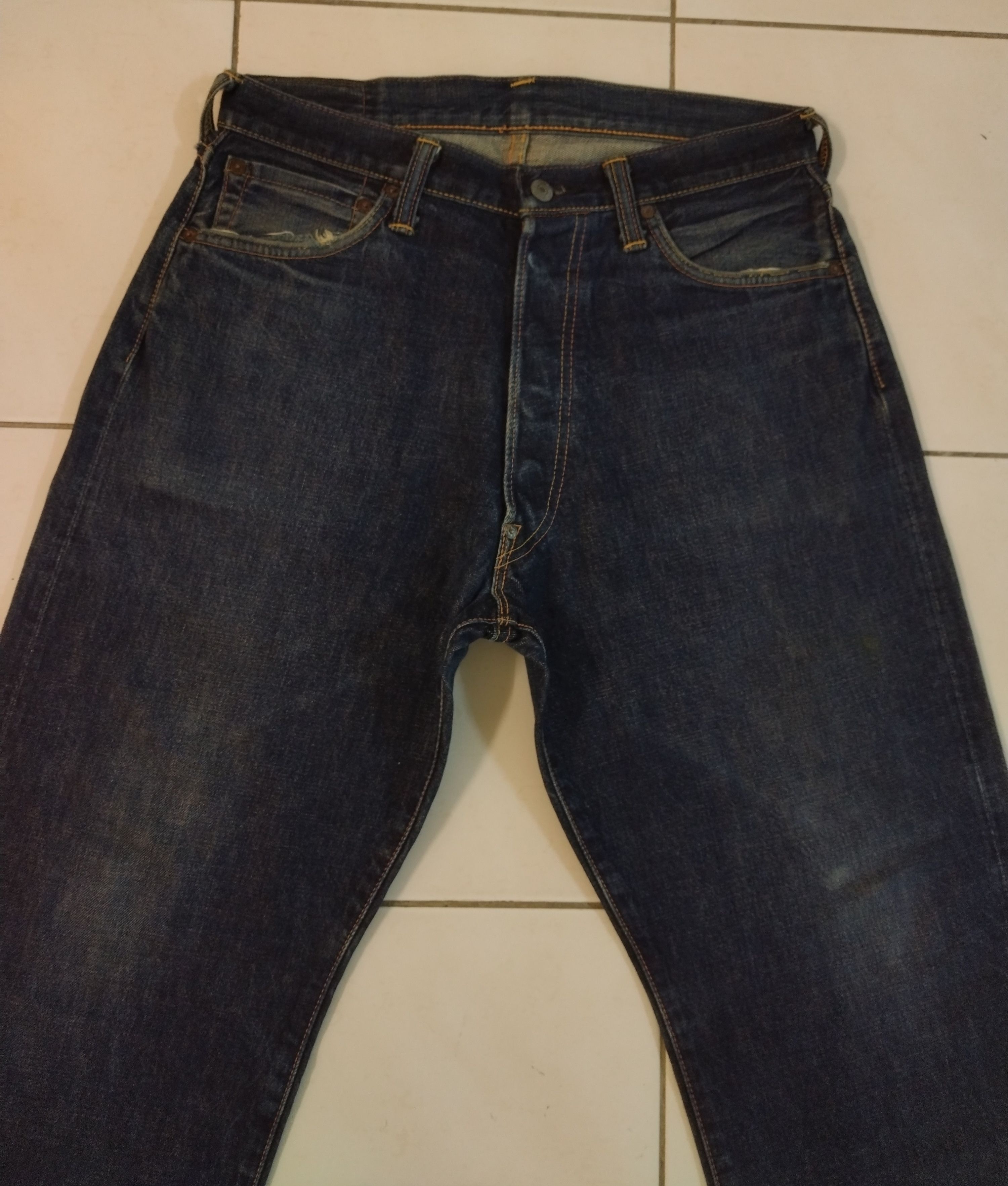 Evisu 💥SENDOFFER💥 Vtg Evisu No.2 Dowluck Selvedge Denim 33X35 Size US 32 / EU 48 - 7 Thumbnail