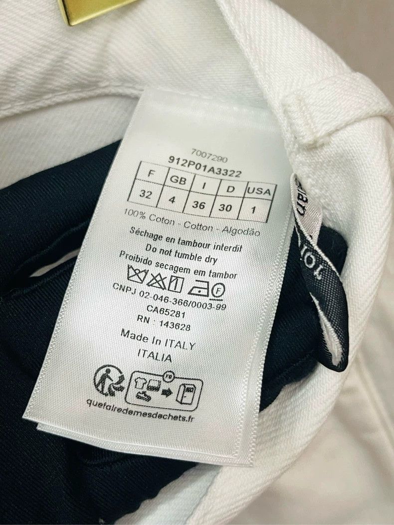 Dior Dior White straight jeans 2504-Nextarrow Size 42" / US 20 - 3 Thumbnail