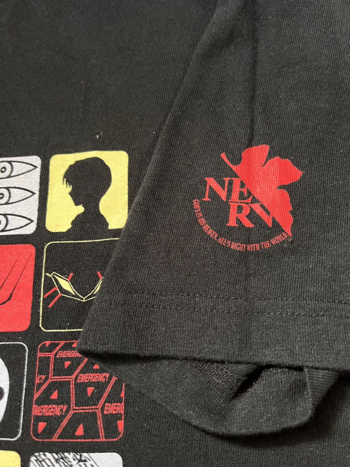 Anime × Vintage Neon genesis evangelion Japanese animated series Size US M / EU 48-50 / 2 - 2 Thumbnail