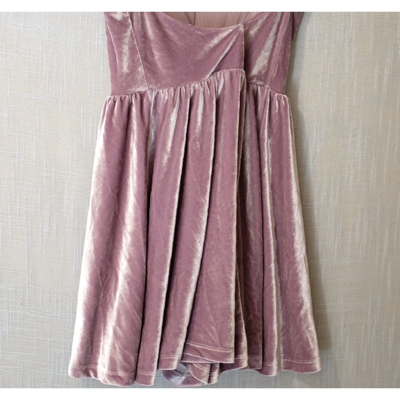 Vintage Silence + Noise Romper Womens L Velvet Stretch Spaghetti Straps Showgirl #A1-64 Size 36" / US 14 / IT 50 - 7 Thumbnail