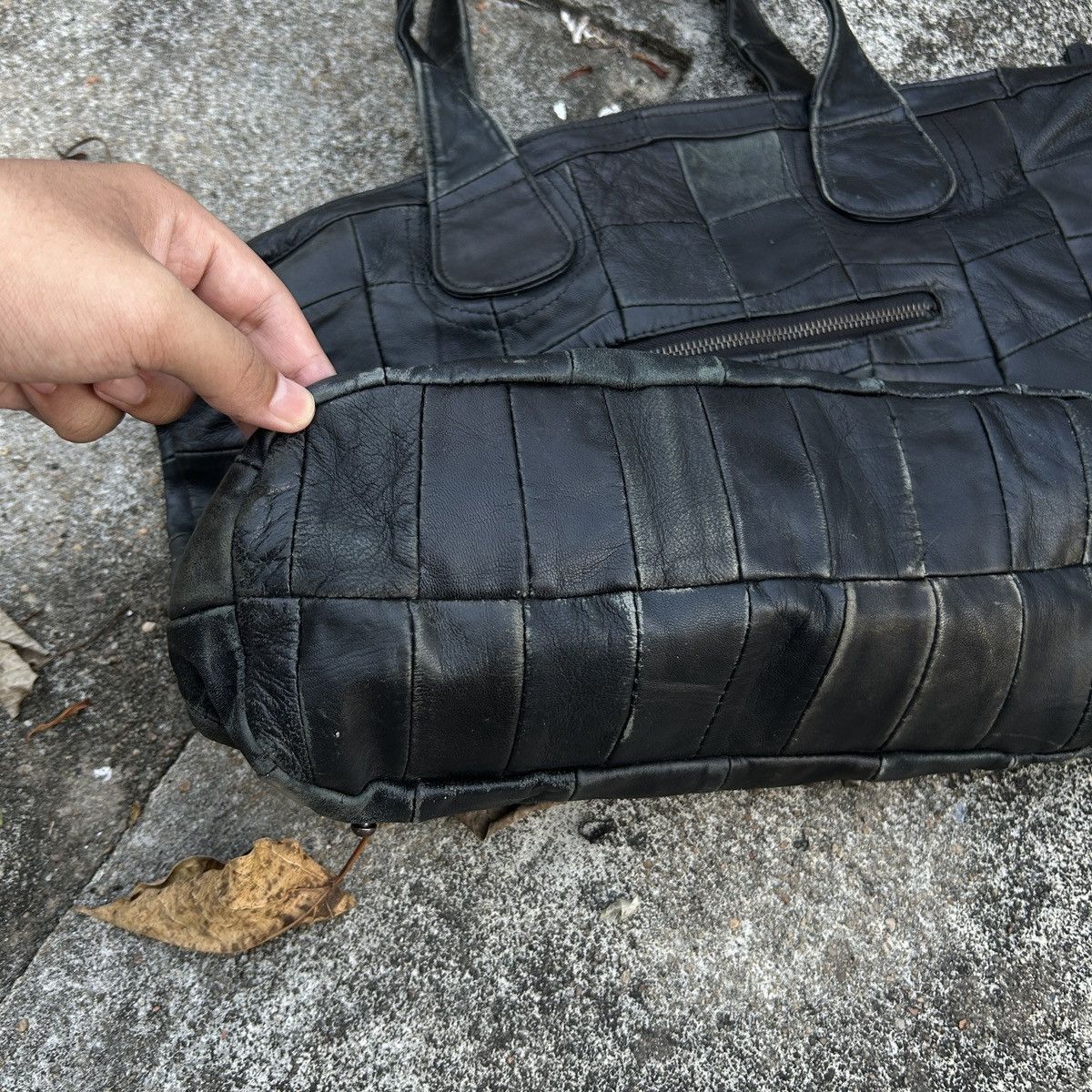 If Six Was Nine Vintage leather Bag Skull feel like chrome Size ONE SIZE - 17 Thumbnail