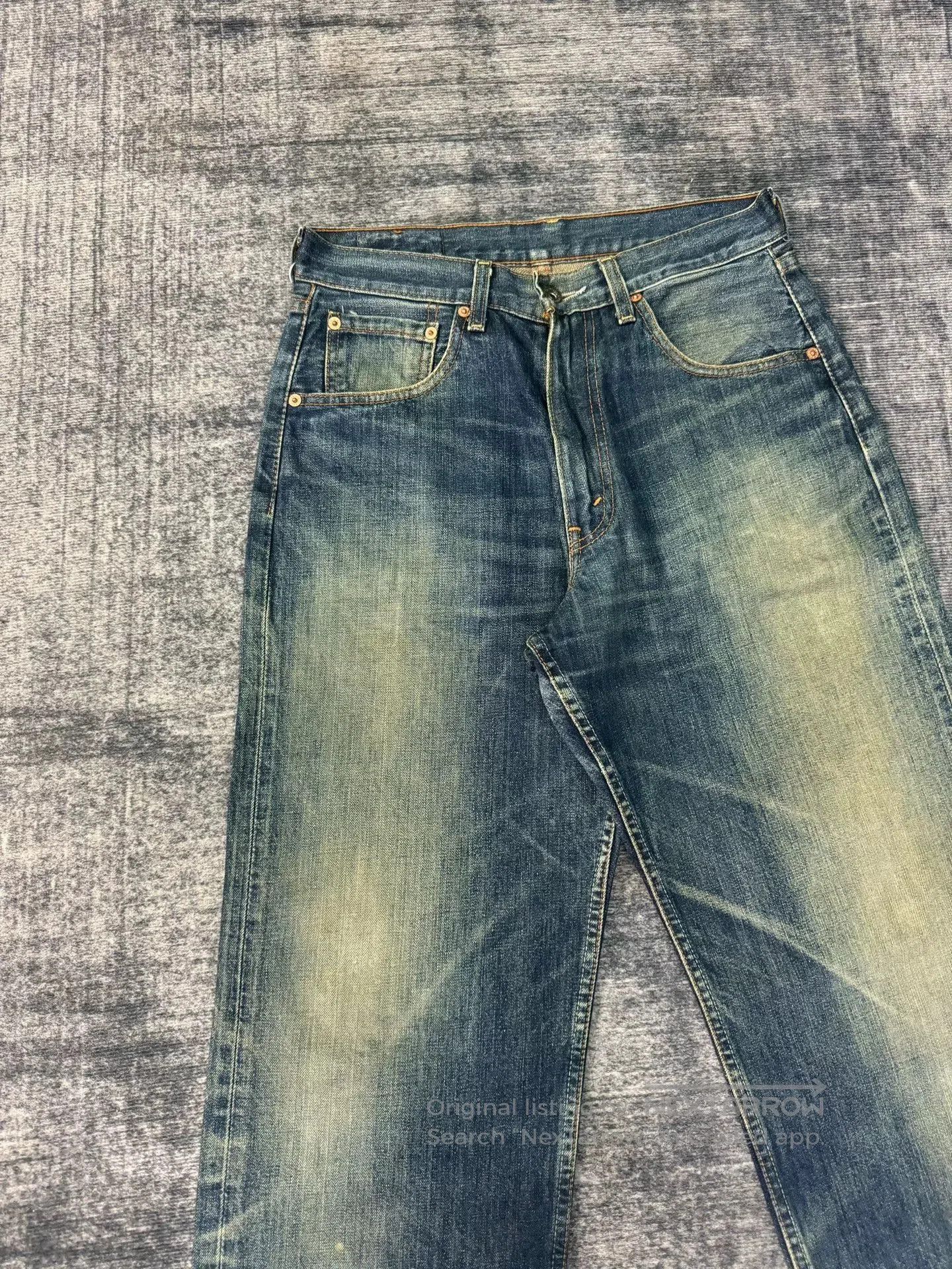 Levi's Vintage Levi's 504 Japanese Washed Blue Jeans. Size US 32 / EU 48 - 3 Thumbnail