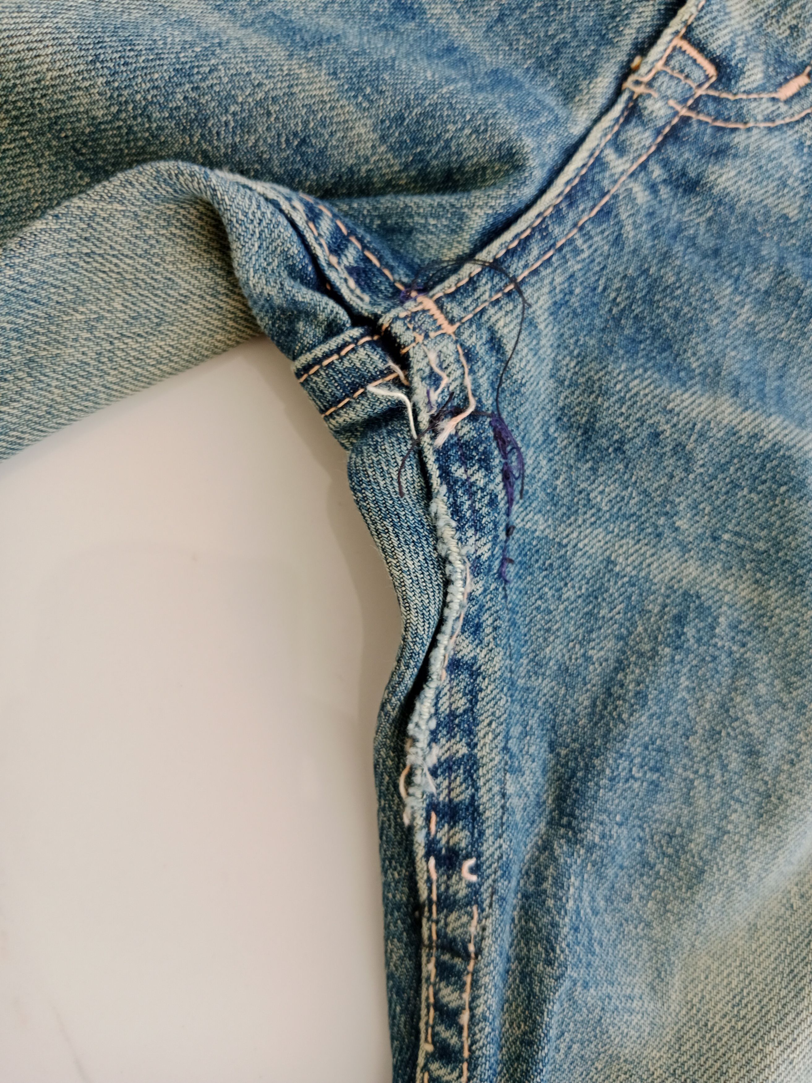 Blue Blue Japan BLUE BLUE Japan Trash Denim Side Pocket Japanese Brand Size US 28 / EU 44 - 7 Thumbnail