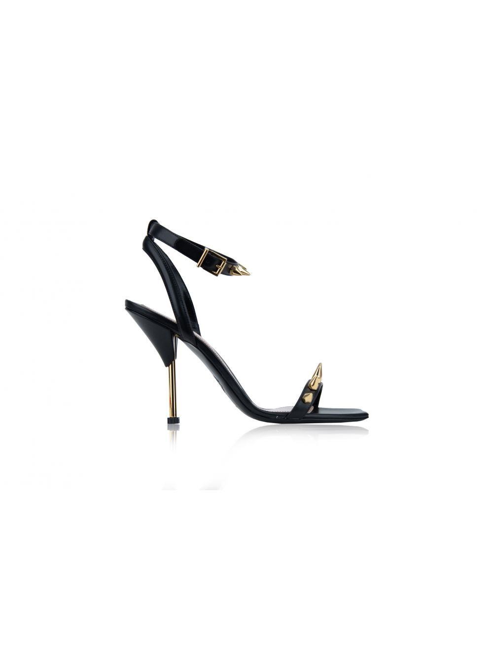 Alexander McQueen o1y0225 Sandals in Black Size US 8 / IT 38 - 1 Thumbnail
