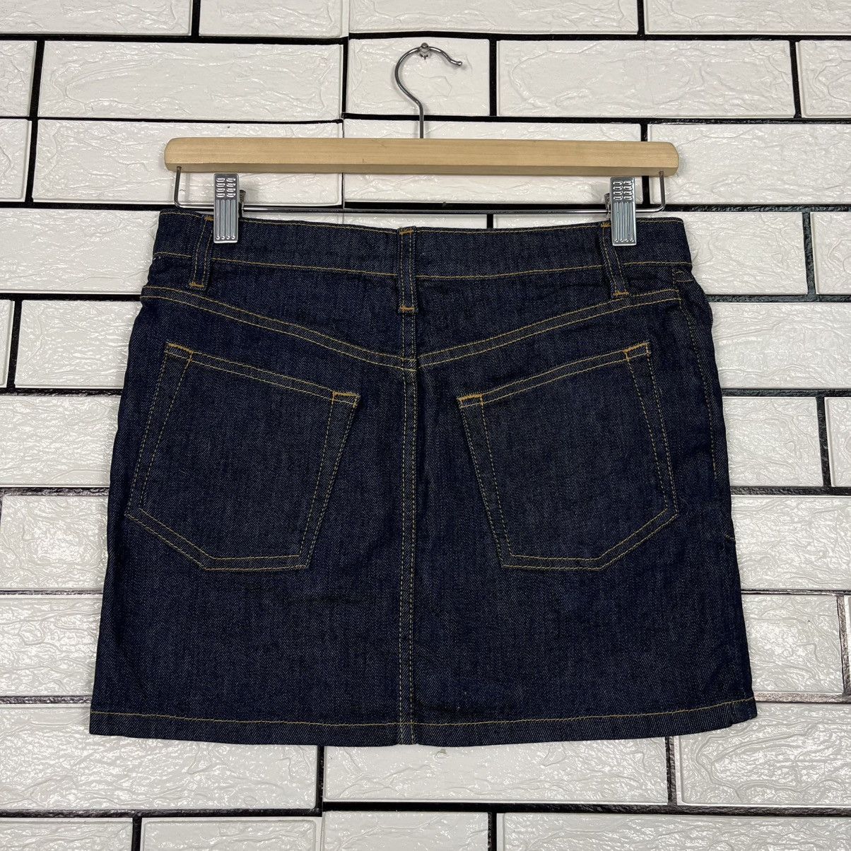 Japanese Brand Vintage Helmut Lang Denim Skirt Size 29" - 7 Thumbnail