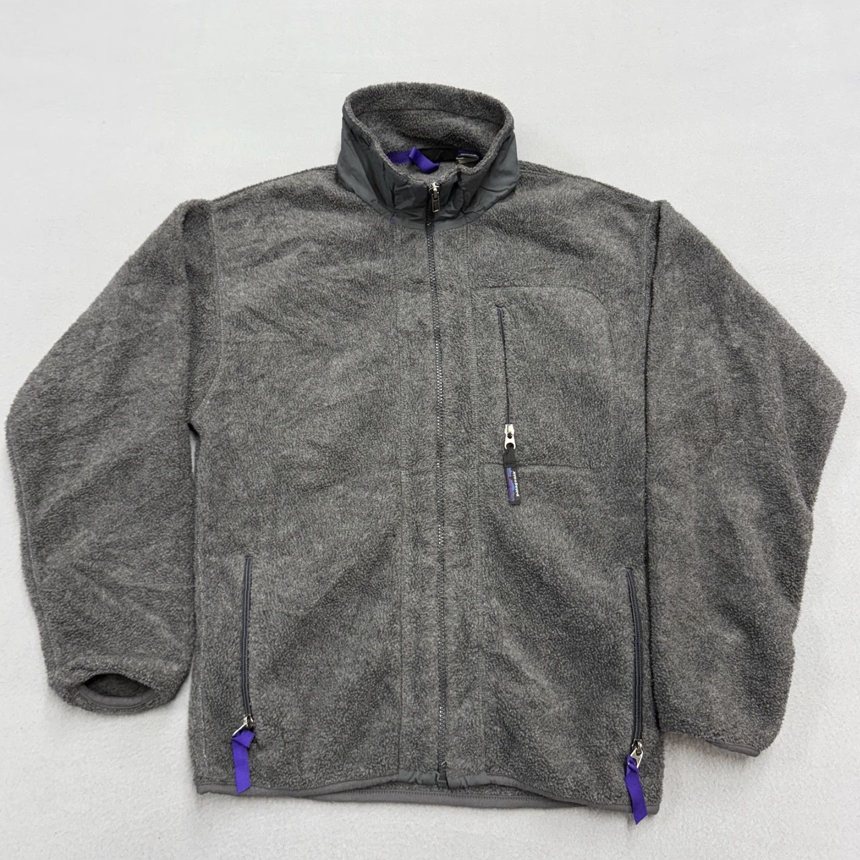 Patagonia VINTAGE Patagonia Synchilla Jacket Mens Small Gray Full Zip Size US S / EU 44-46 / 1 - 2 Thumbnail