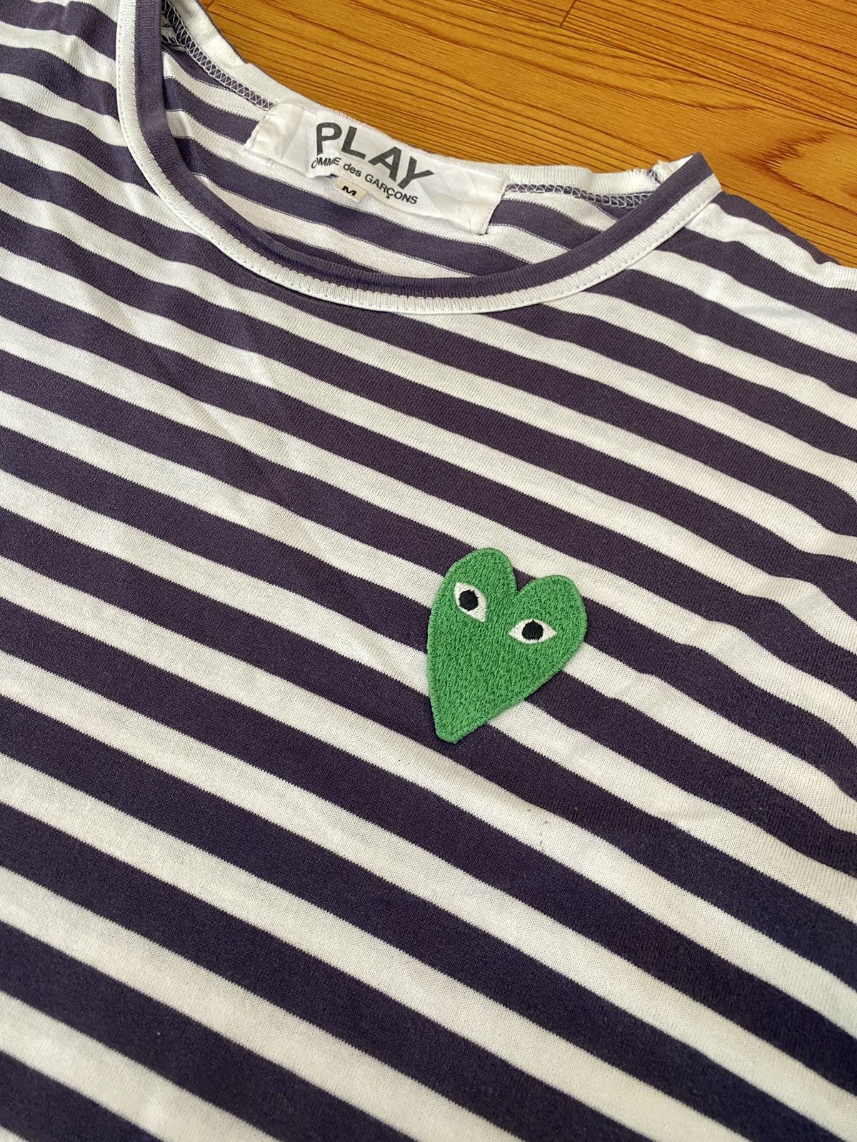 Comme des Garcons × Comme des Garcons PLAY × Japanese Brand Comme Des Garcons Play Stripes Long Sleeve Size US S / EU 44-46 / 1 - 2 Thumbnail
