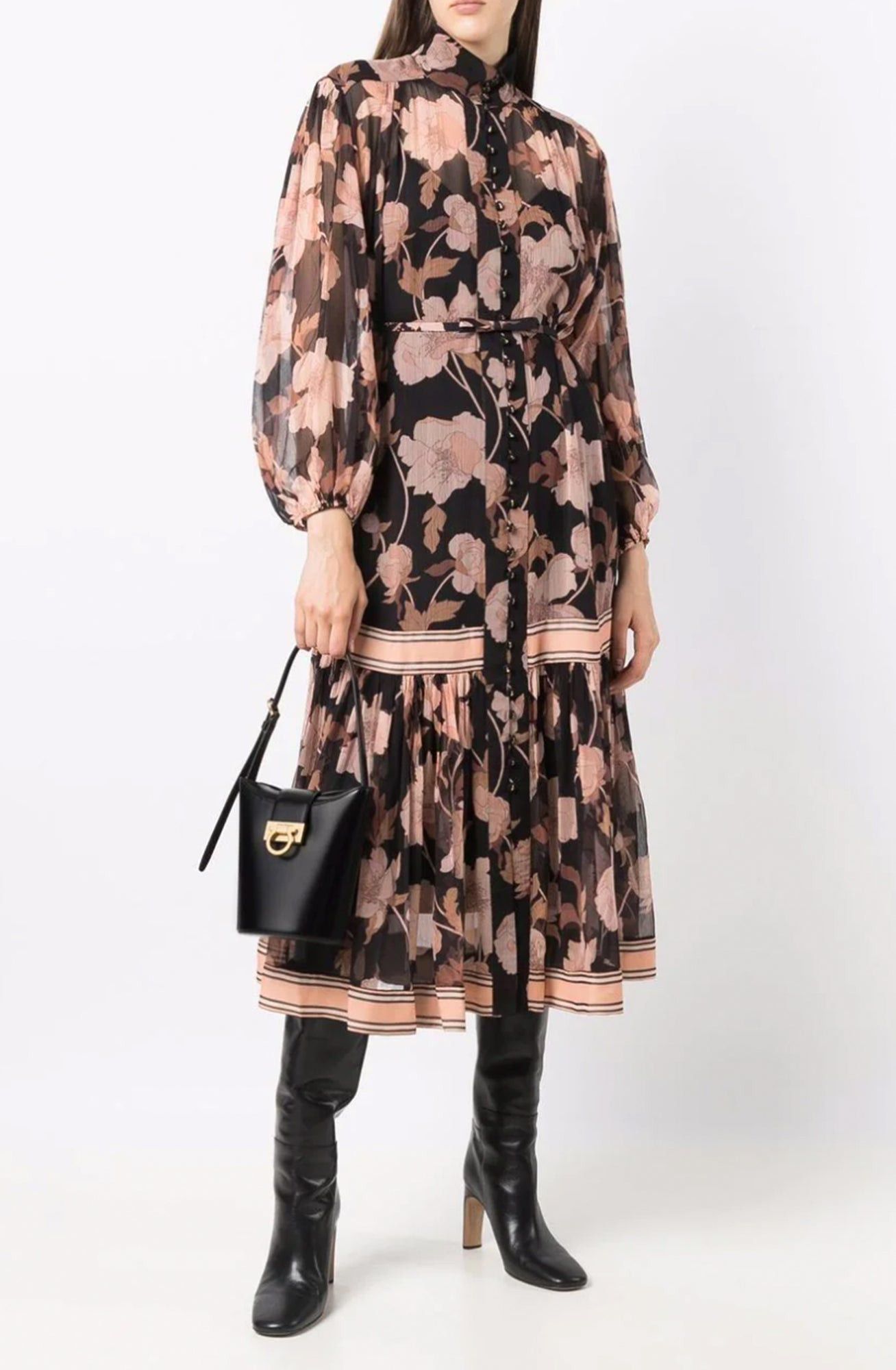 knee length dresses for ladies Zimmermann Sunray Pleat Midi Sage Sag