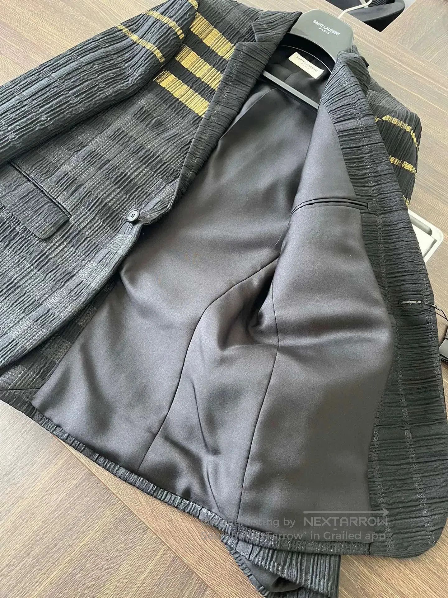 Saint Laurent Paris Saint Laurent Runway Striped Blazer. Size US M / EU 48-50 / 2 - 5 Thumbnail