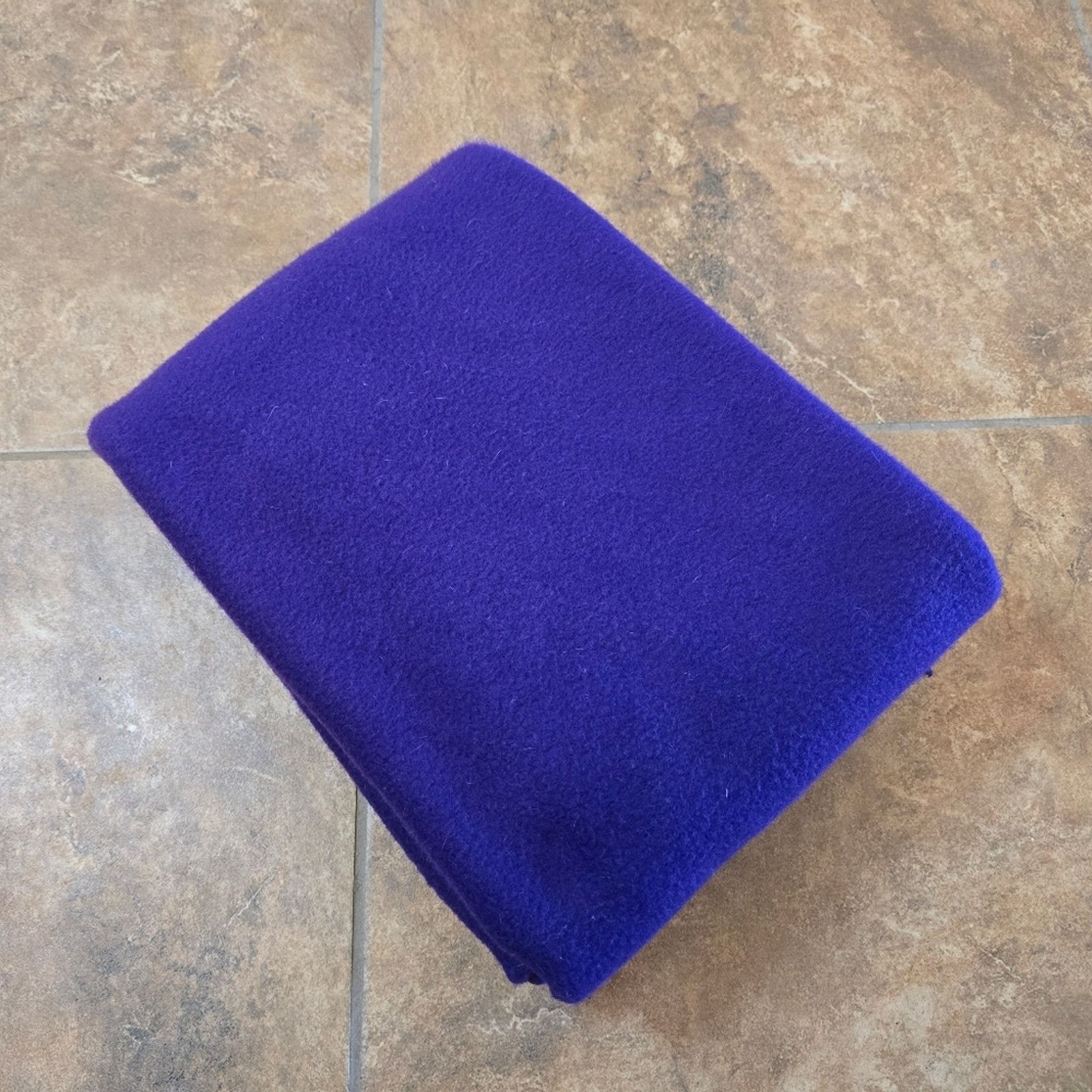 Other Dark Purple Plush Blanket Size ONE SIZE - 2 Thumbnail
