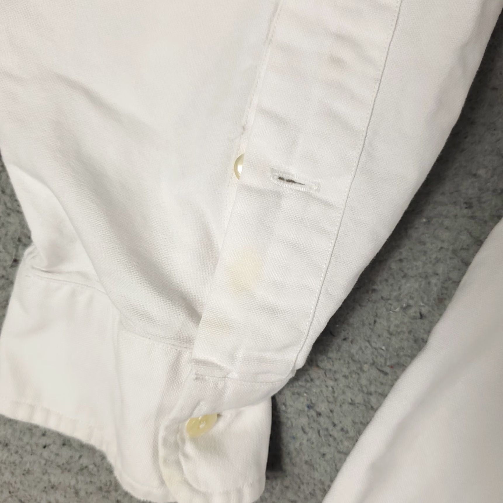 Ralph Lauren Vintage Ralph Lauren Dress Shirt Mens Size 18 White Cotton Button Up Long Sleeve Non-Iron Casual Office Wear Size 48R - 4 Thumbnail