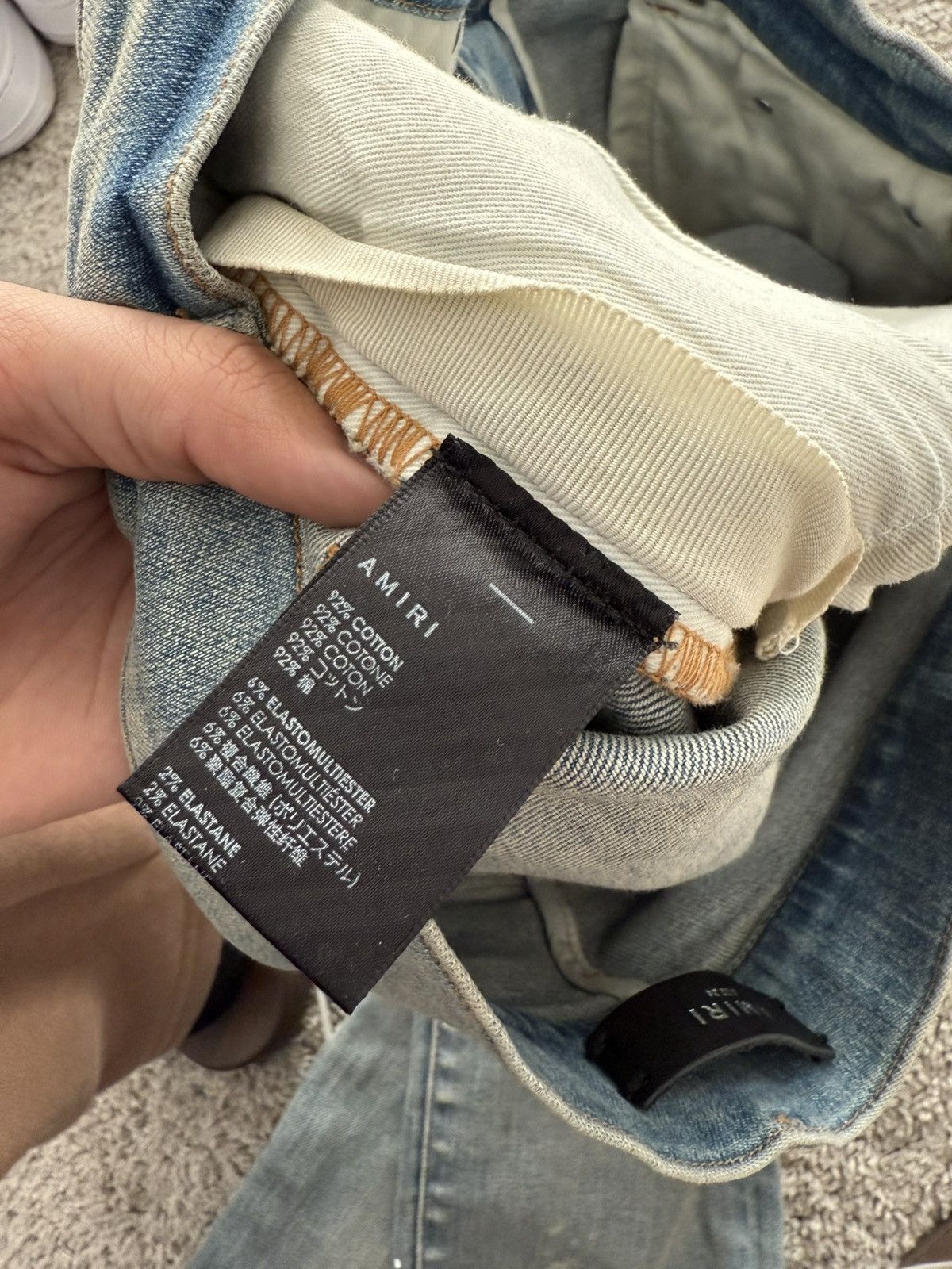 Amiri Amiri Mx1 “Plaid” Patch Jeans Size US 34 / EU 50 - 4 Thumbnail