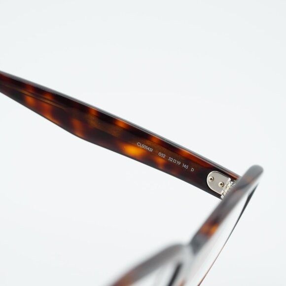 Celine Celine CL50145I 052 Eyeglasses Havana 52mm Square Frame Size ONE SIZE - 6 Thumbnail
