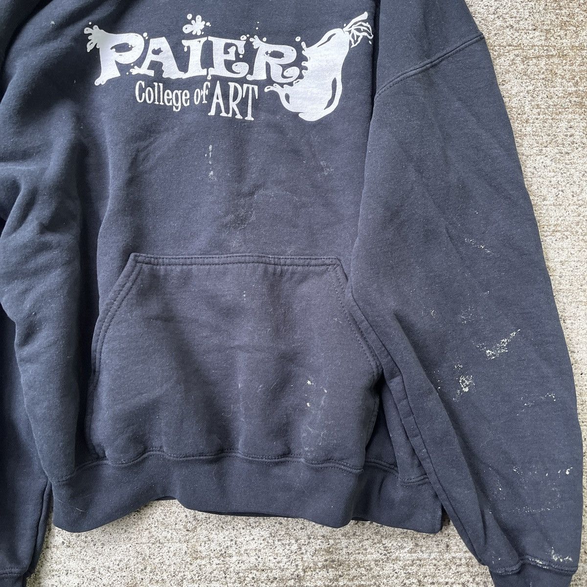 Vintage Vintage Paier College Of Art Black Hoodie M Size US M / EU 48-50 / 2 - 4 Thumbnail