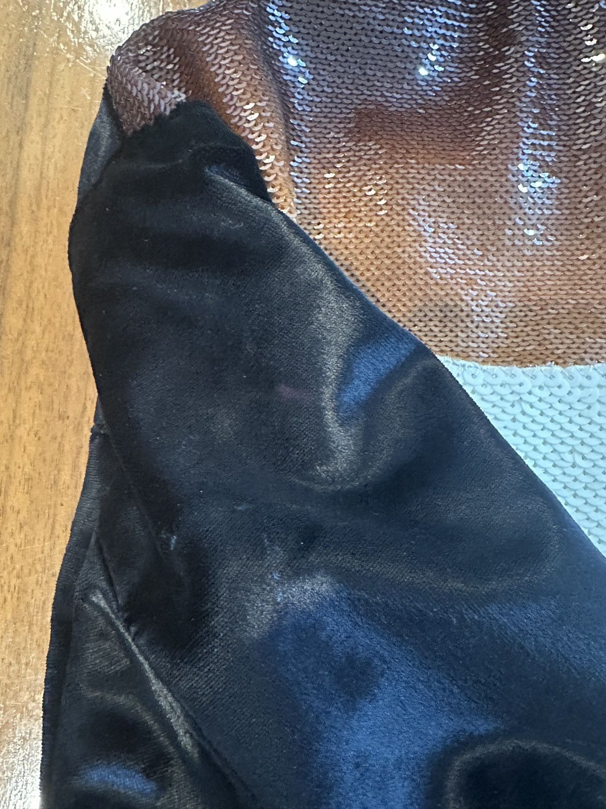 Hedi Slimane Saint Laurent Sequin Star Velvet Bomber Jacket Hedi Slimane Size US M / EU 48-50 / 2 - 2 Thumbnail