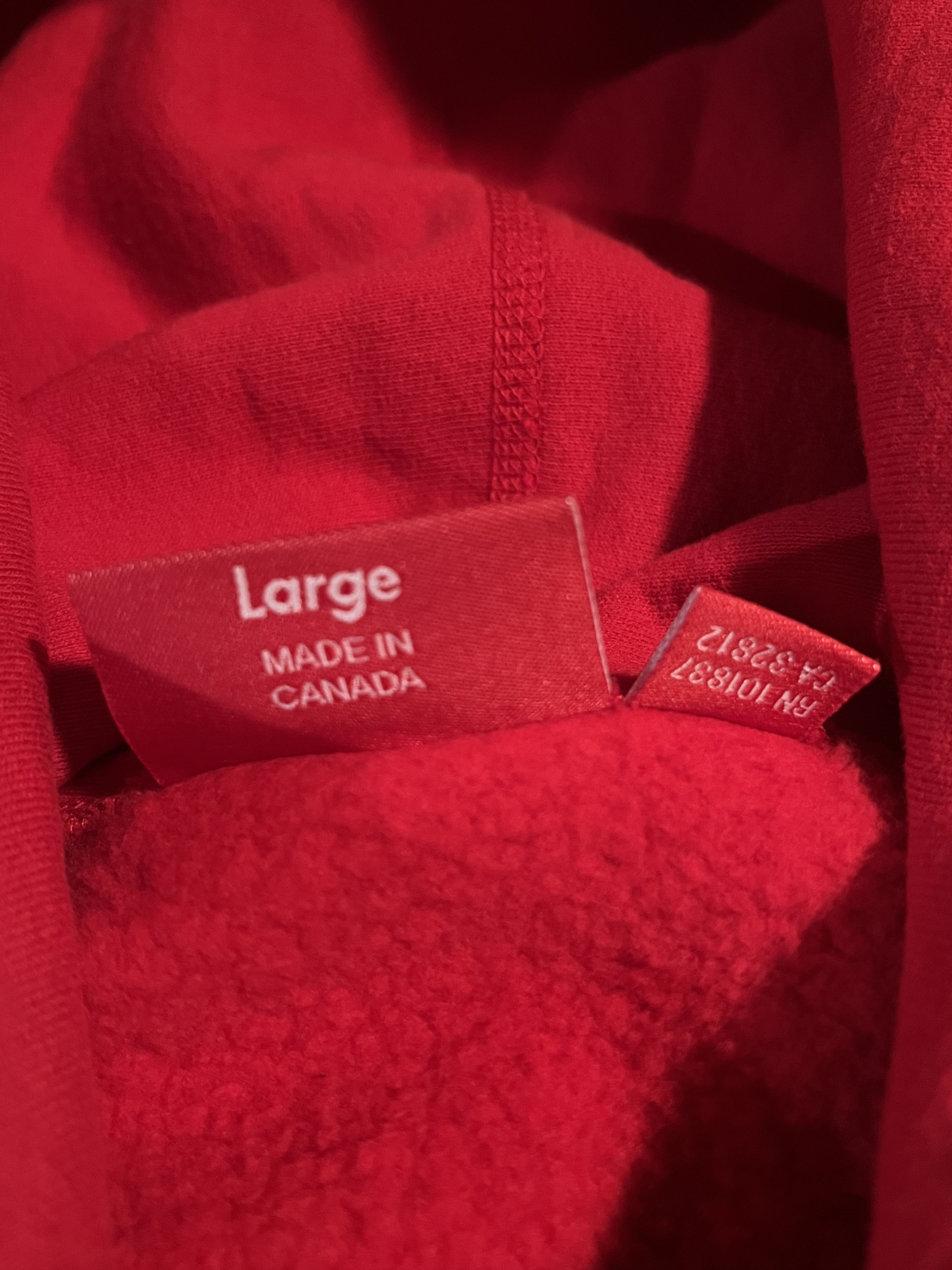 Supreme Supreme Sleeve Patch Hooded Sweatshirt Large Red Size US L / EU 52-54 / 3 - 5 Thumbnail