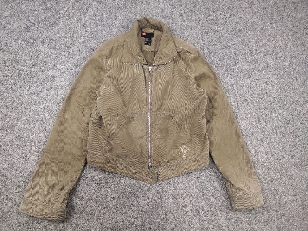 Diesel Vintage 90's Diesel corduroy Cropped jacket zip Long sleeve Size M / US 6-8 / IT 42-44 - 7 Thumbnail