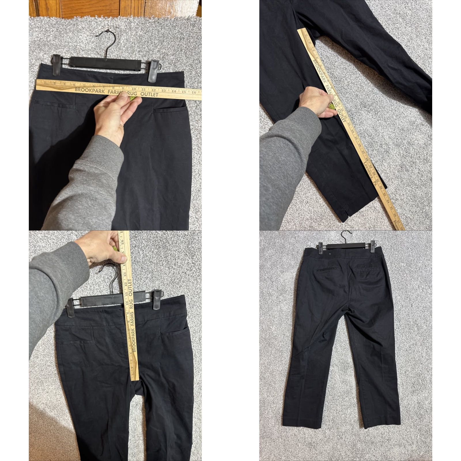 Ann Taylor Ann Taylor Pants Womens 4 Dress Pants Office Chic Preppy Minimalist Business Casual Multicolor Cotton Blend Straight Leg 2 Pcs Size 27" / US 4 / IT 40 - 9 Thumbnail