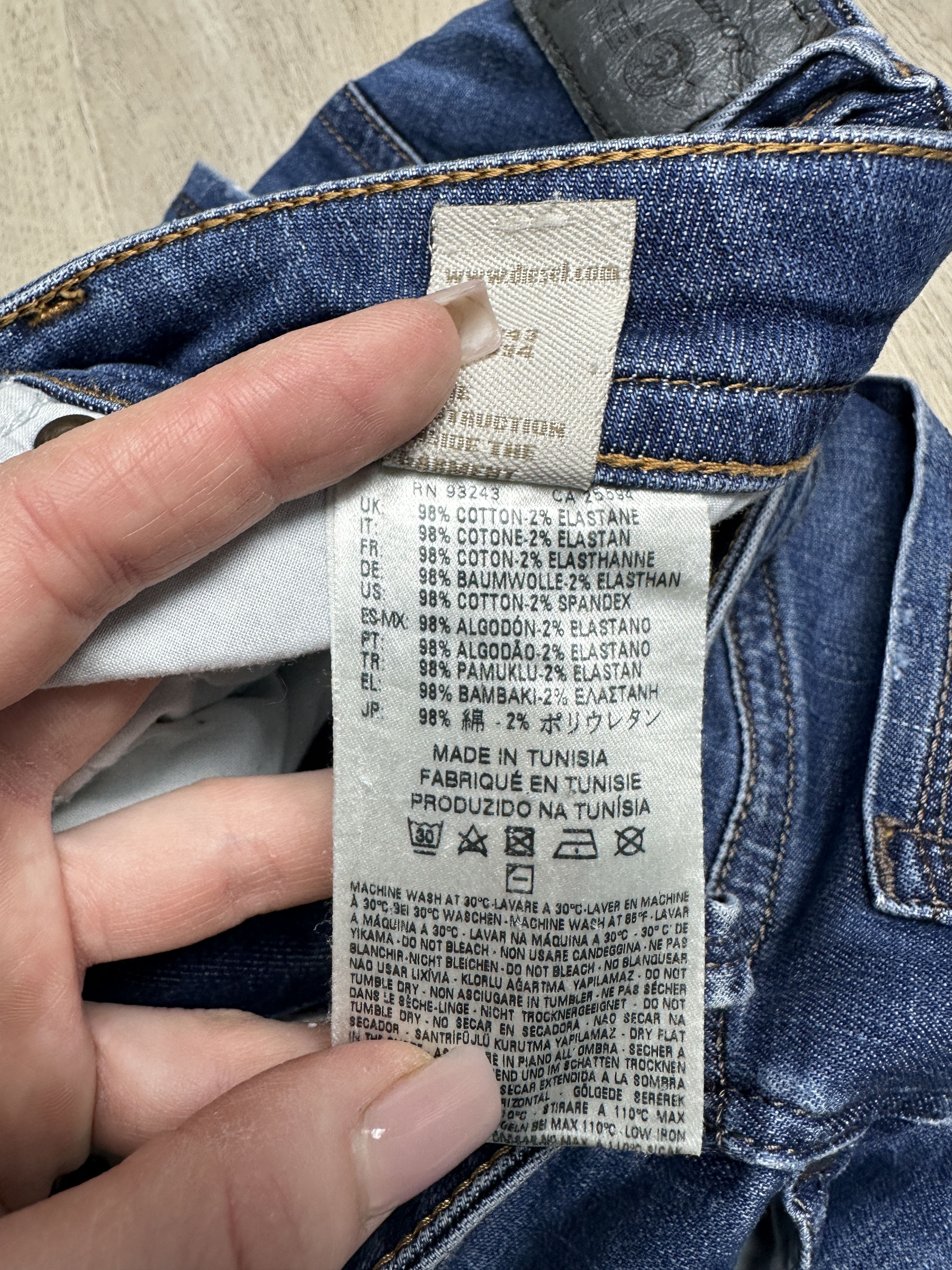 Diesel Diesel Thavar Vintage Mens Denim Pants Jeans Size US 36 / EU 52 - 8 Thumbnail