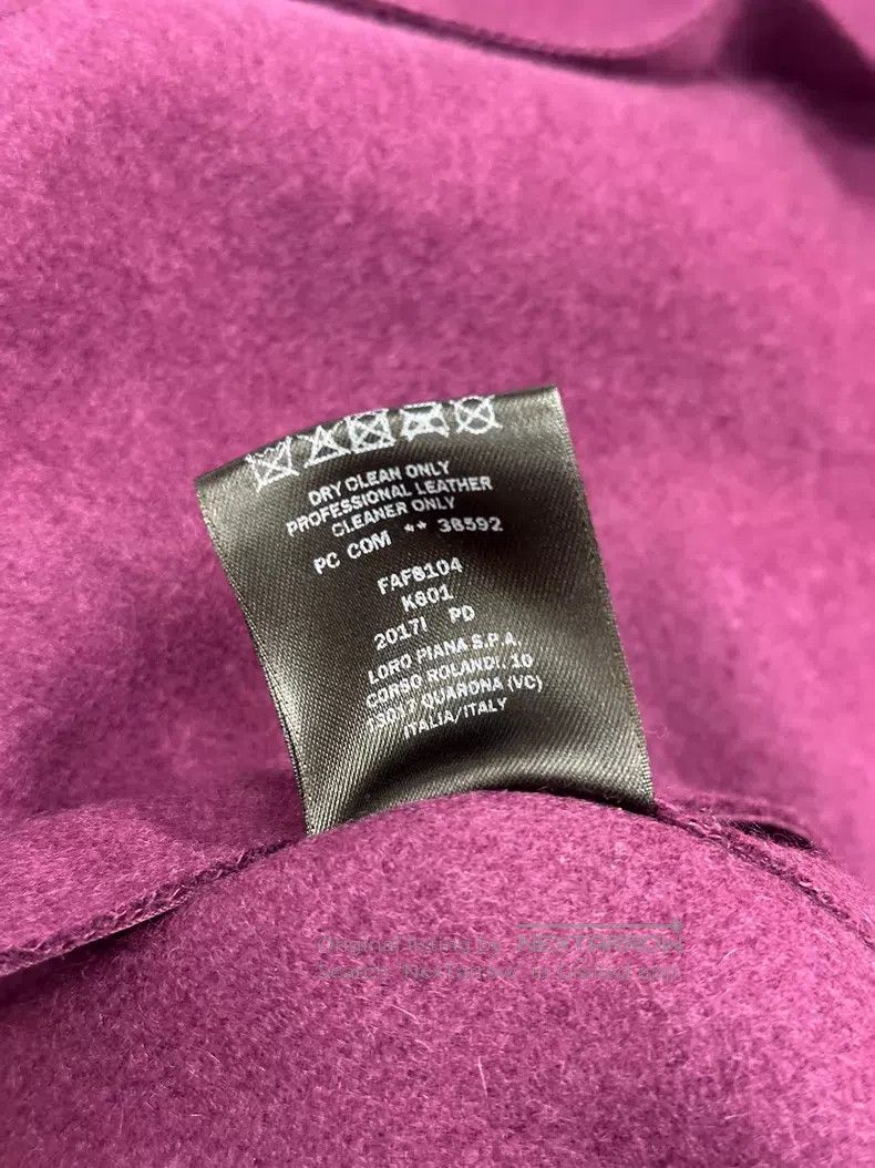 Loro Piana Loro Piana Purple Cashmere Coat Size S / US 4 / IT 40 - 5 Thumbnail