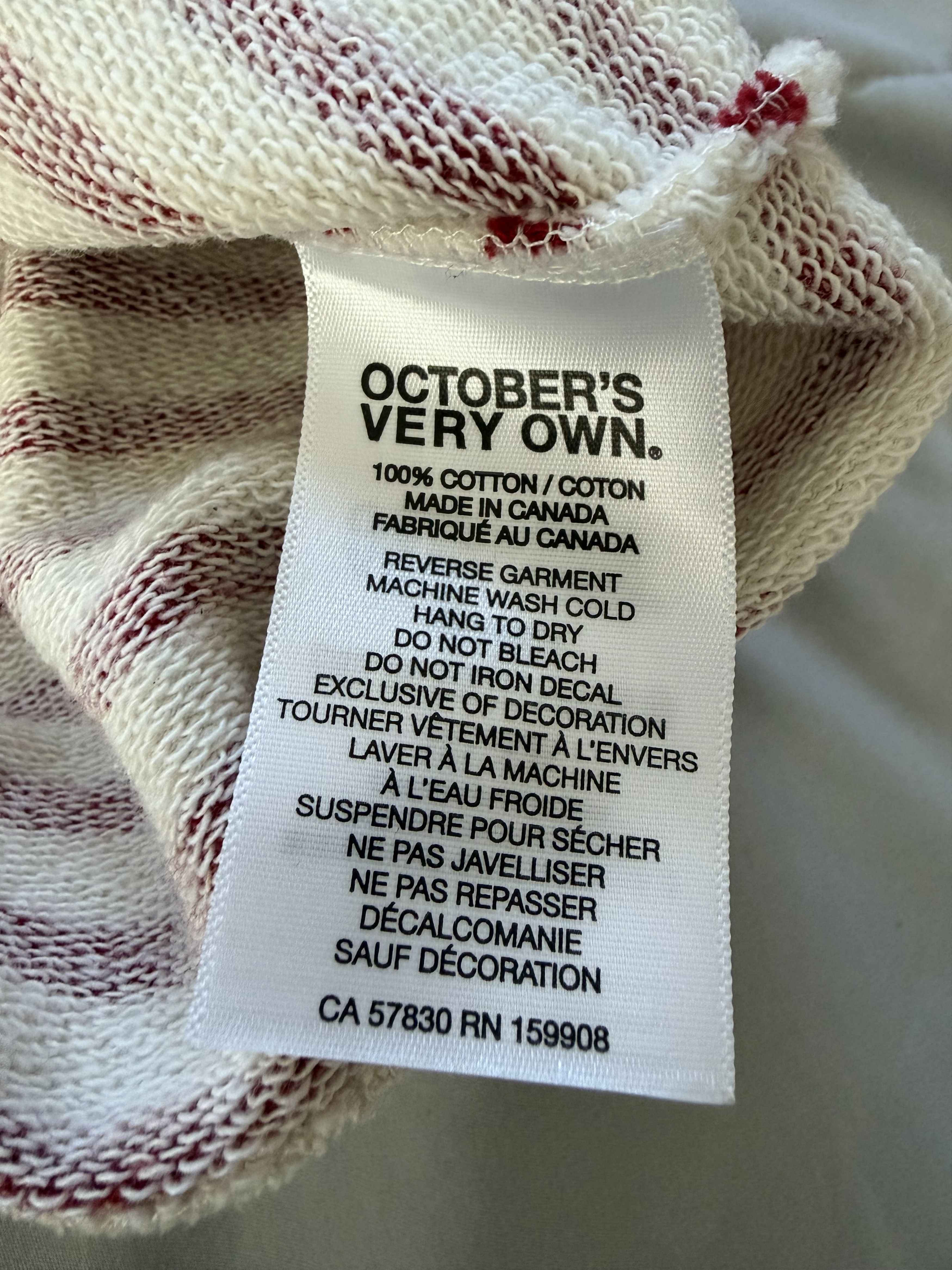 October's Very Own OVO Classic Logo Striped Crewneck Size Small Size US M / EU 48-50 / 2 - 5 Thumbnail