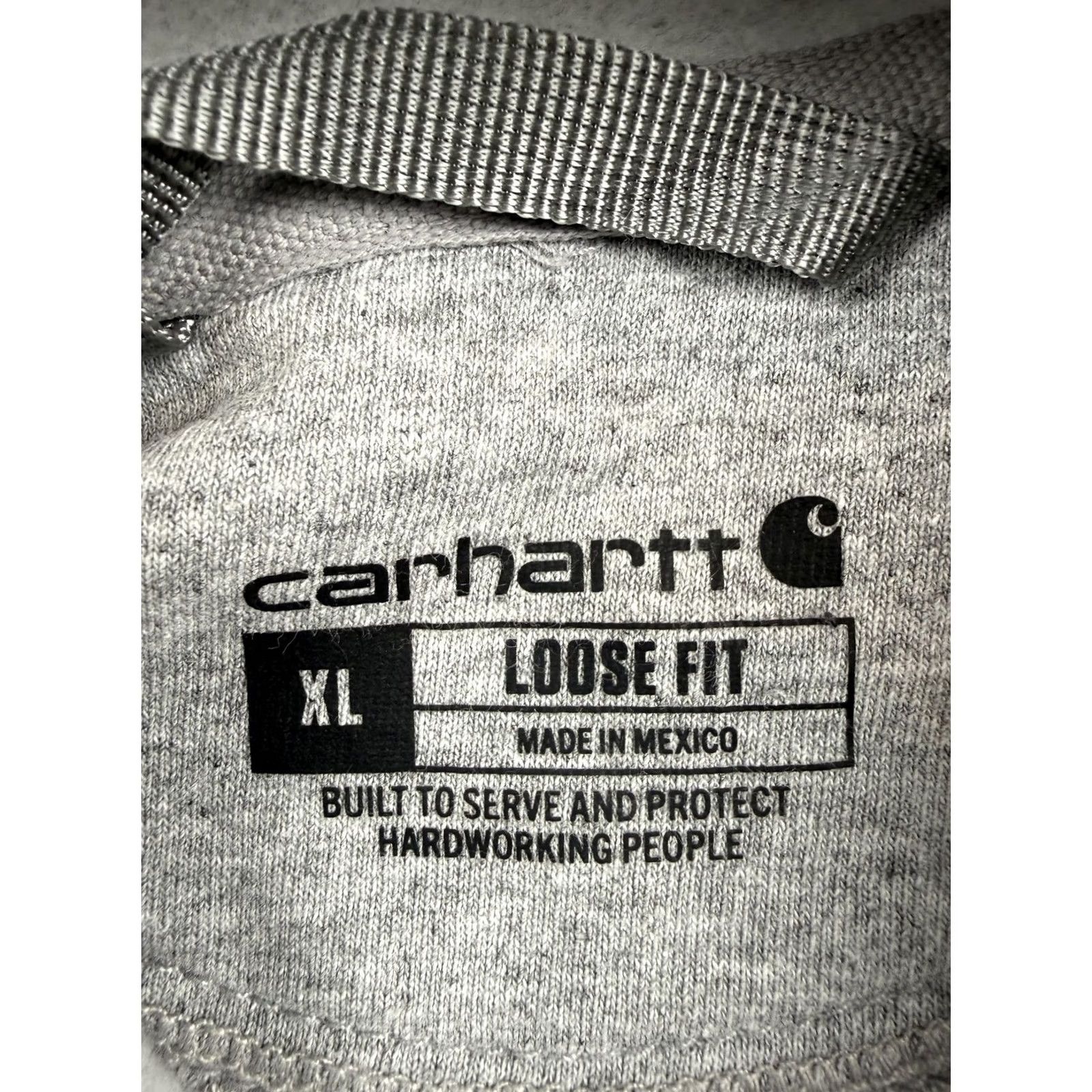 Carhartt VINTAGE Carhartt Hoodie Sweatshirt Mens XL Gray Pullover Fleece Snoball 2022 Delta USA Size US XL / EU 56 / 4 - 3 Thumbnail