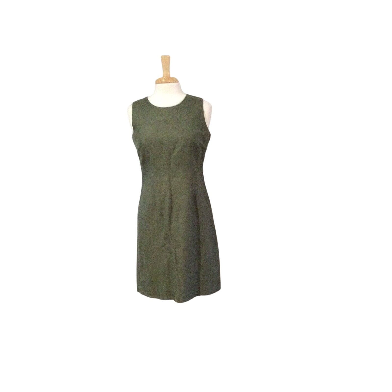 Other Jennifer Eden Sheath Dress Sleeveless Olive Green Size 8 Size M / US 6-8 / IT 42-44 - 1 Thumbnail