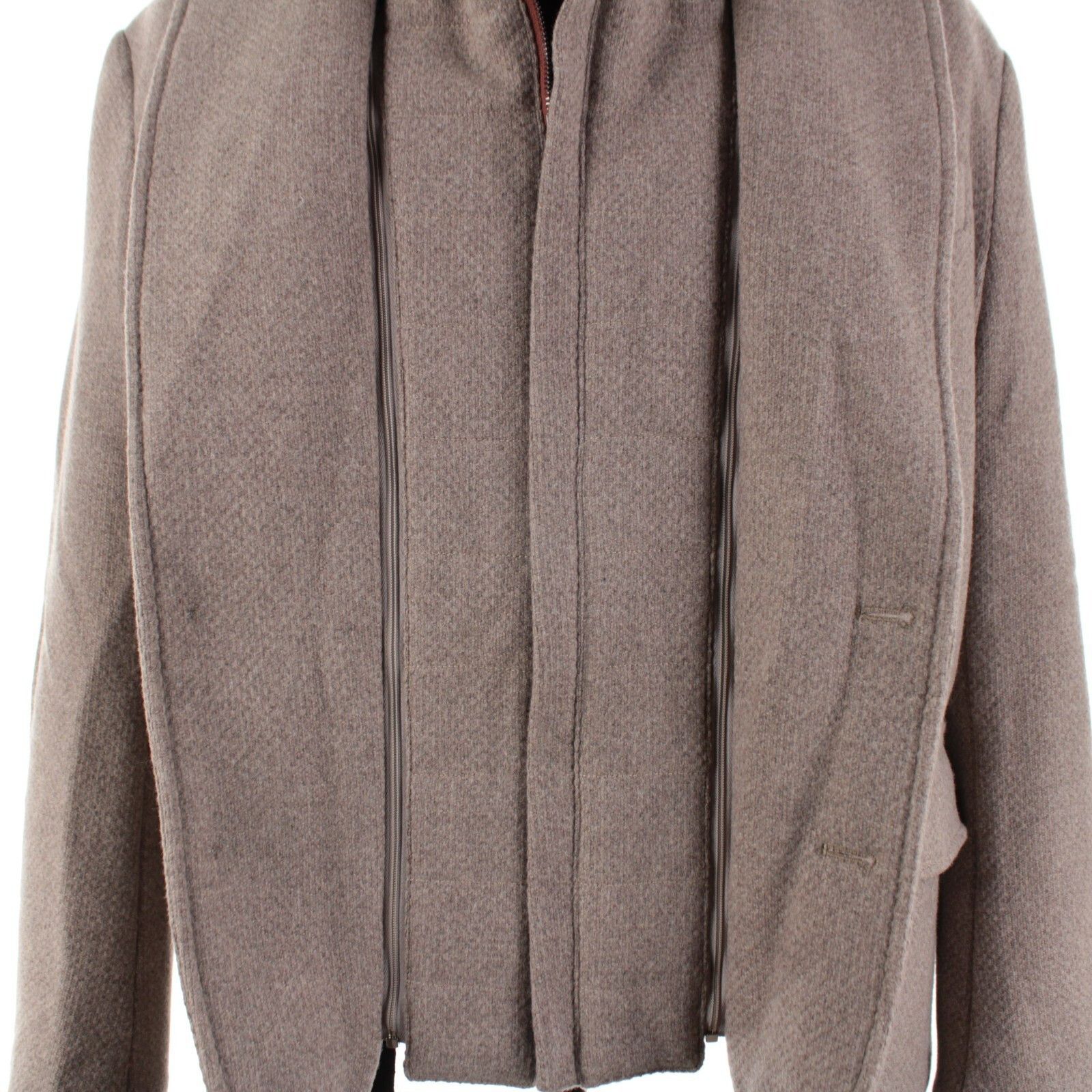 Luciano Barbera Luciano Barbera Jacket Size M US In Beige Wool Blend Size US M / EU 48-50 / 2 - 7 Thumbnail
