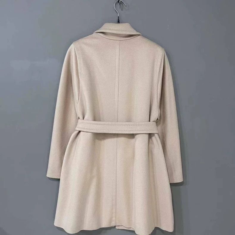 Max Mara Max Mara Nude wool alpaca belt coat Size M / US 6-8 / IT 42-44 - 3 Thumbnail